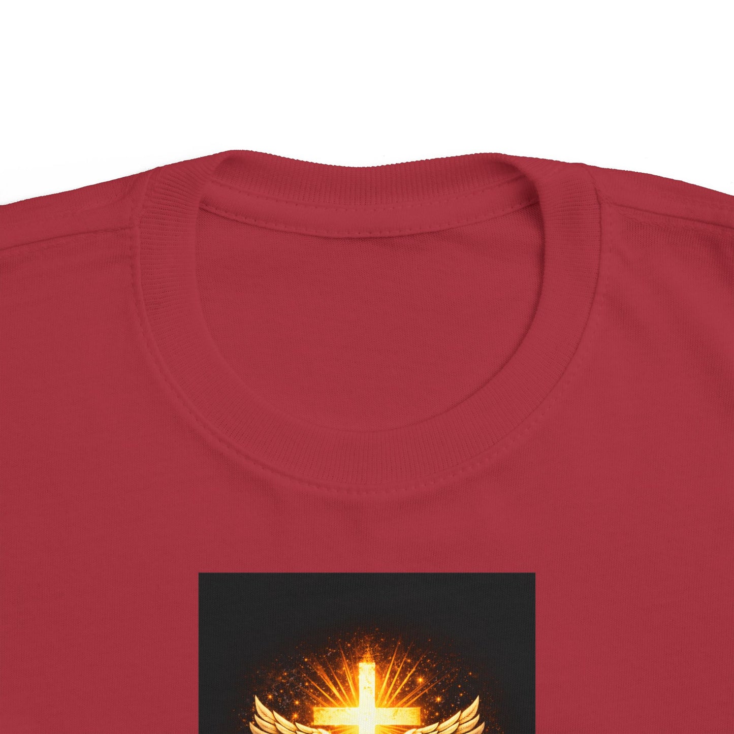 Toddler T‑Shirt — Jesus Saves, Flame Dove Christian Tee