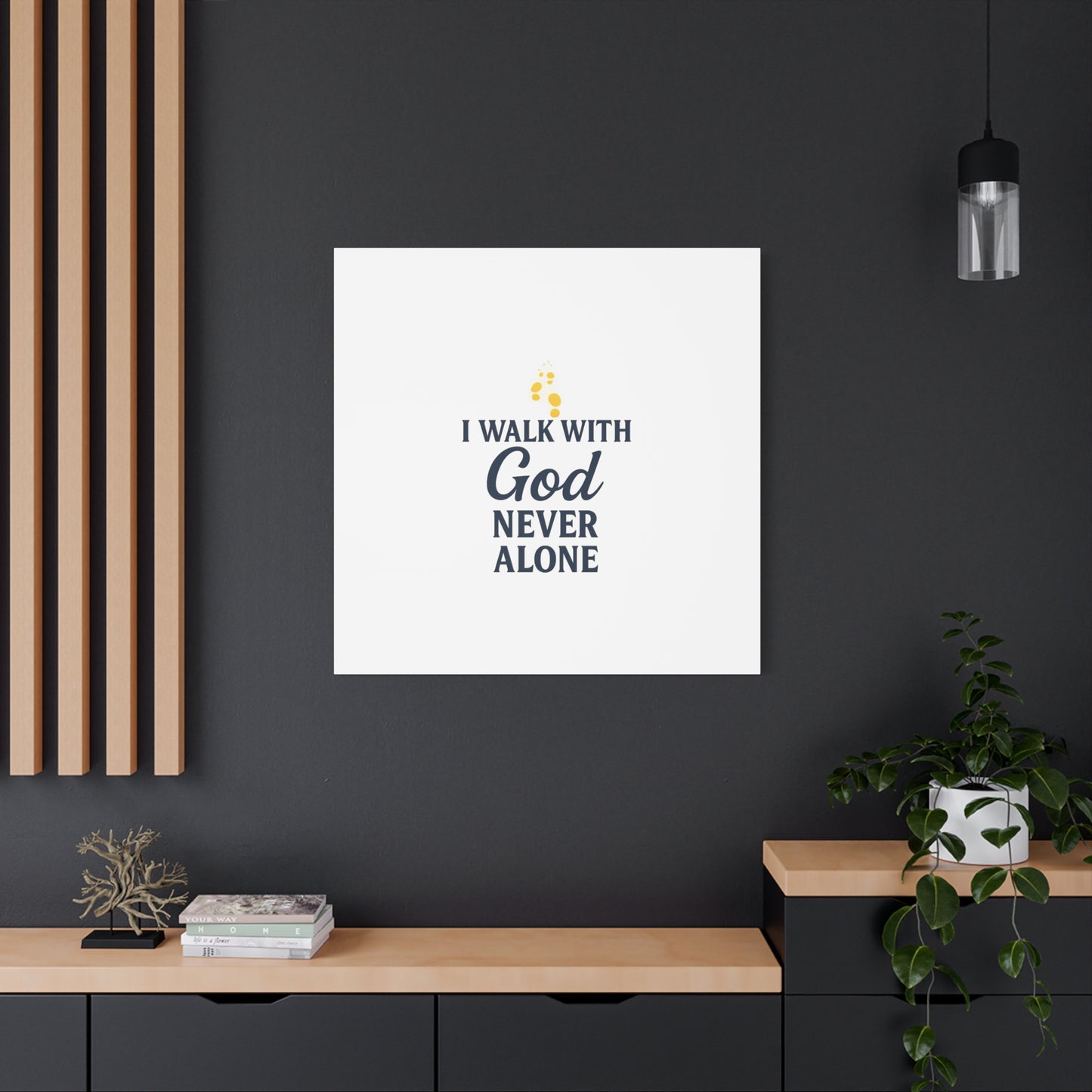 I Walk With God – Matte Canvas Wall Art