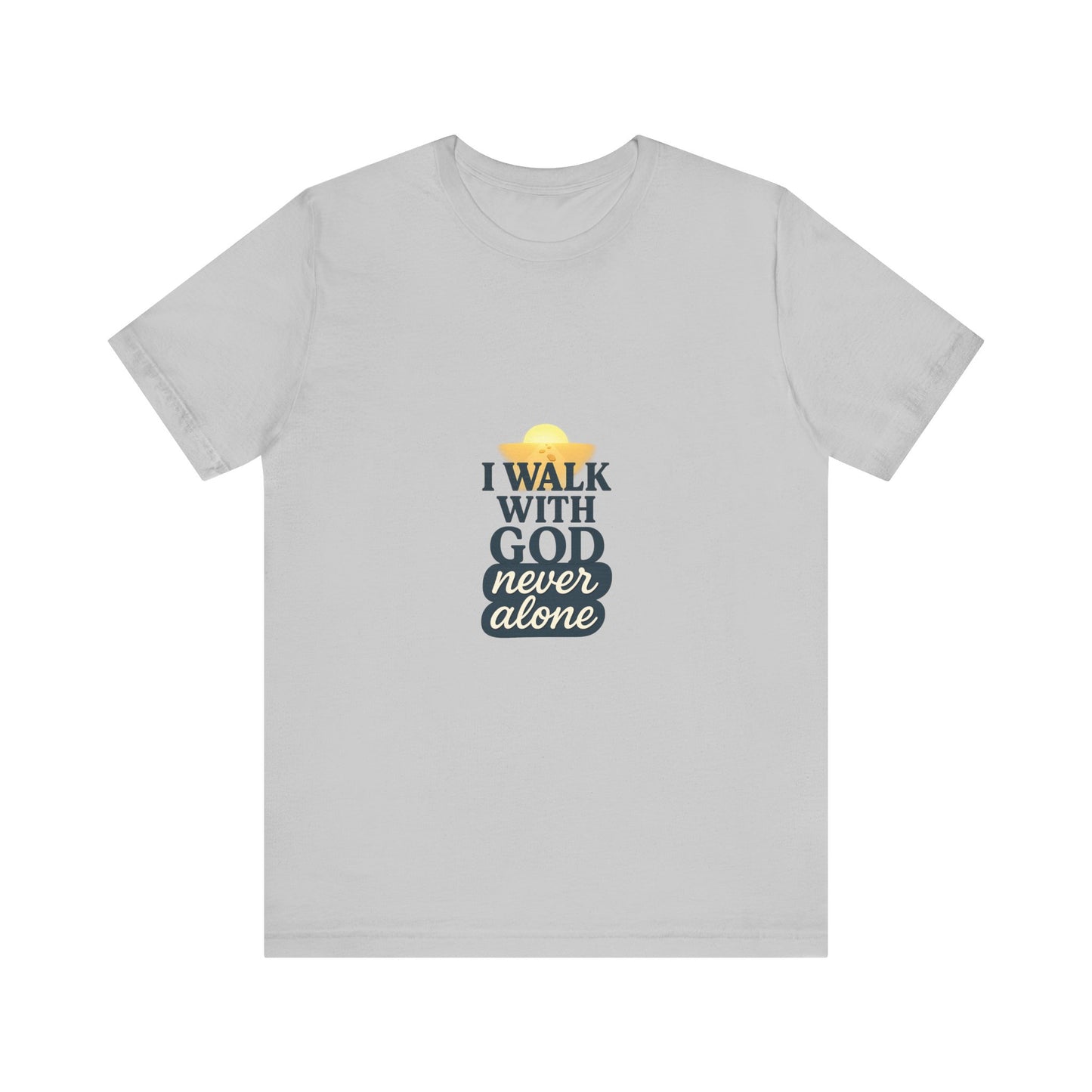 I Walk With God – Unisex Jersey T-Shirt