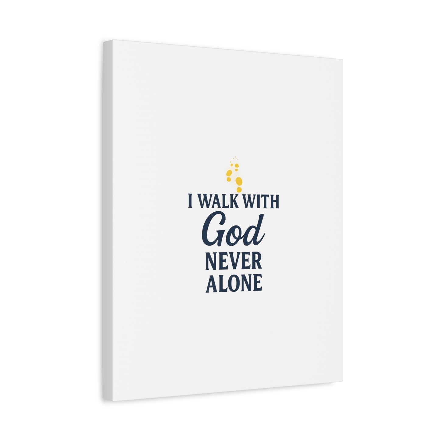 I Walk With God – Matte Canvas Wall Art
