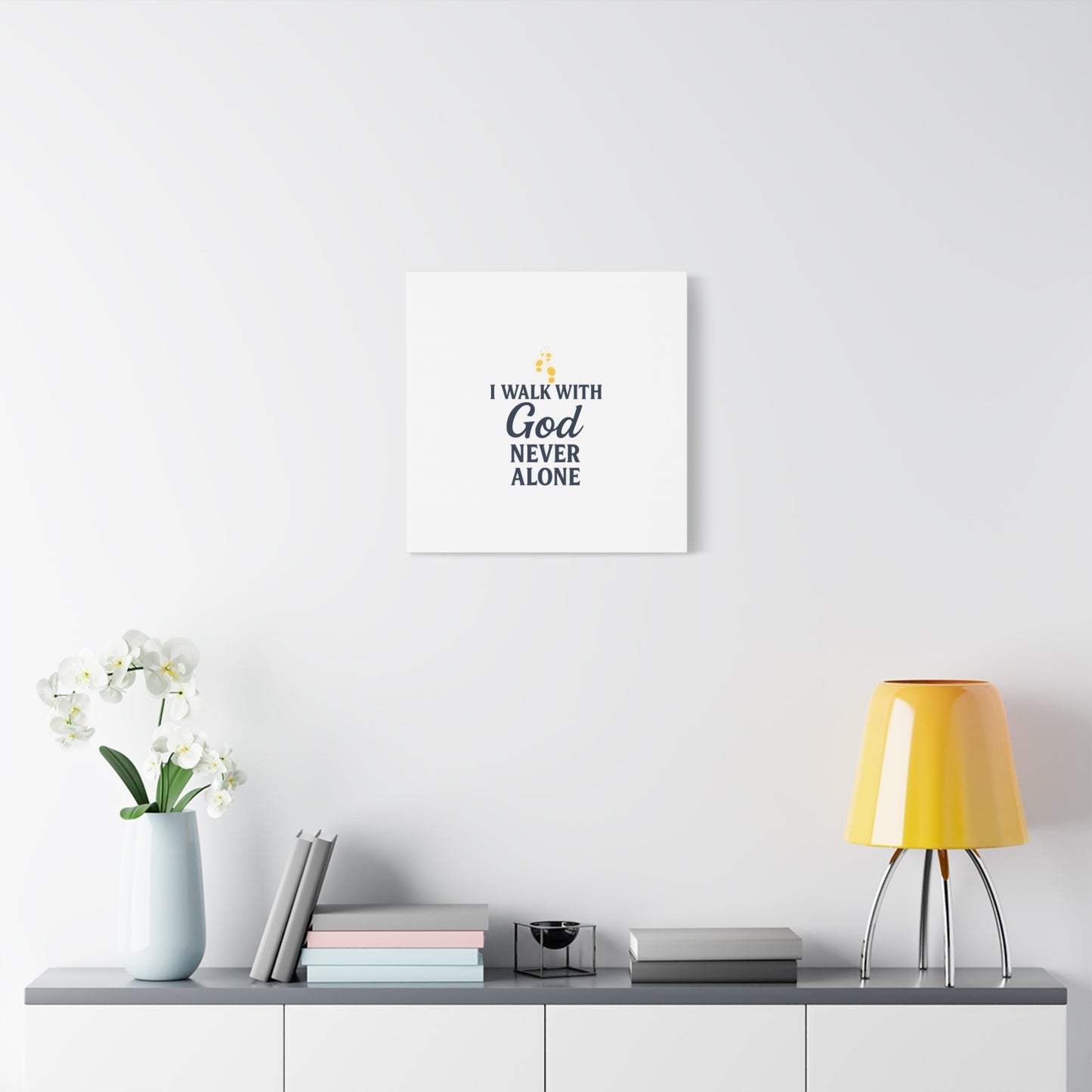 I Walk With God – Matte Canvas Wall Art