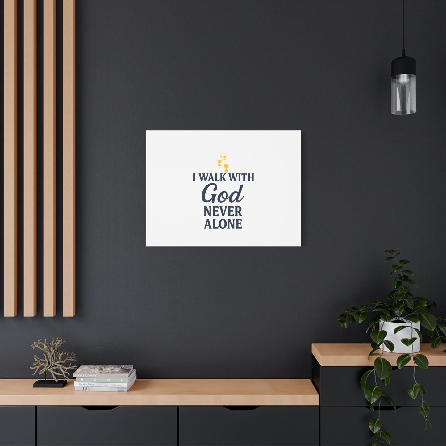 I Walk With God – Matte Canvas Wall Art