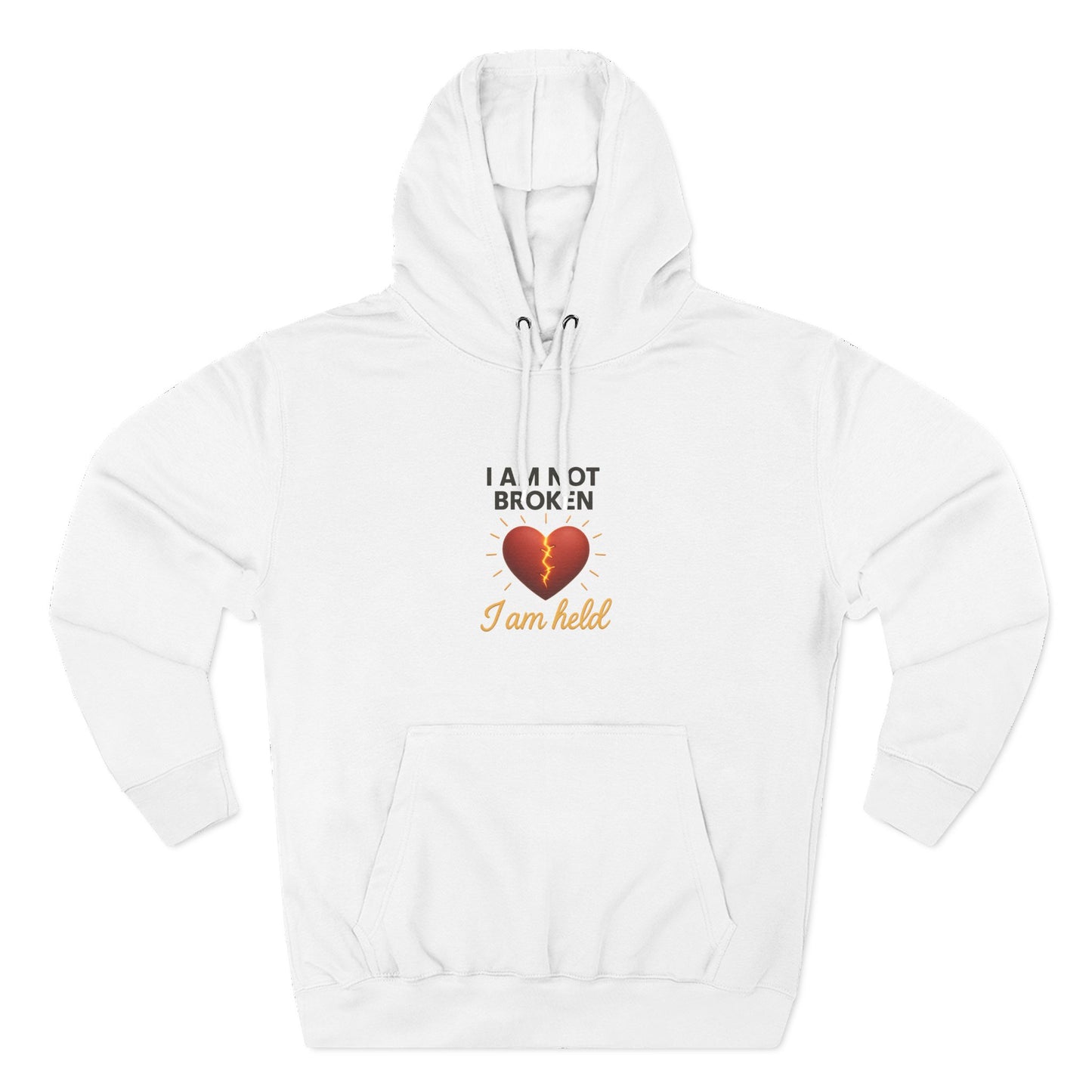 I Am Not Broken – Inspirational Hoodie for Strength, Healing & Self-Love