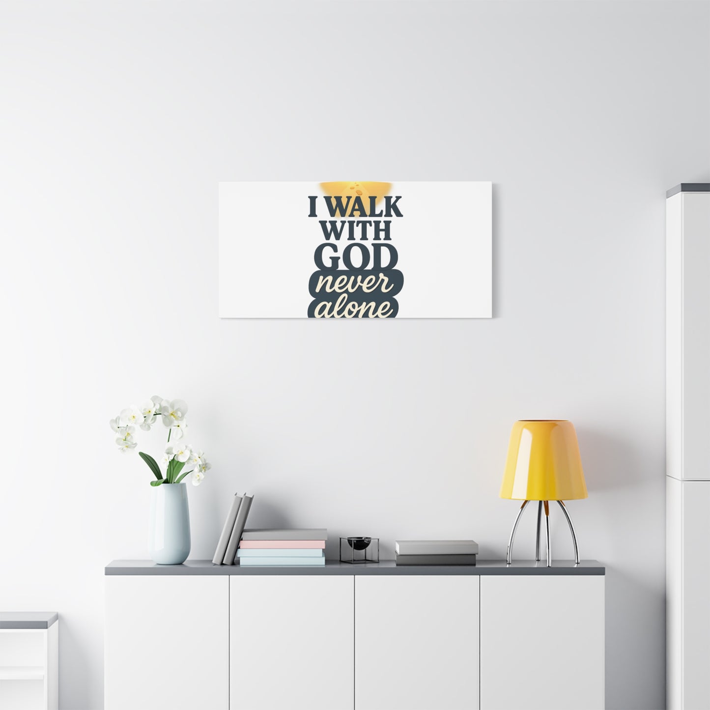 I Walk With God – Matte Canvas Wall Art