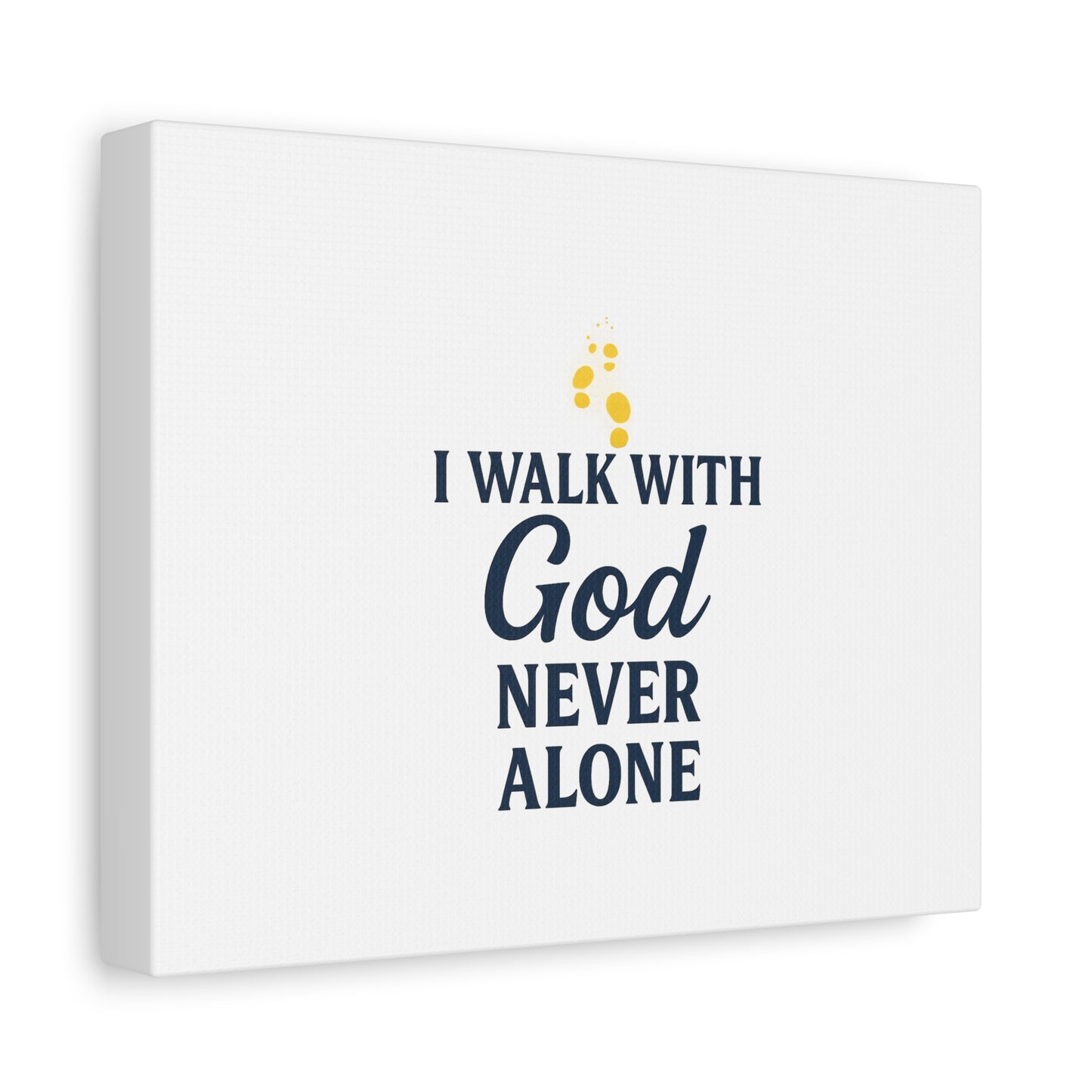 I Walk With God – Matte Canvas Wall Art