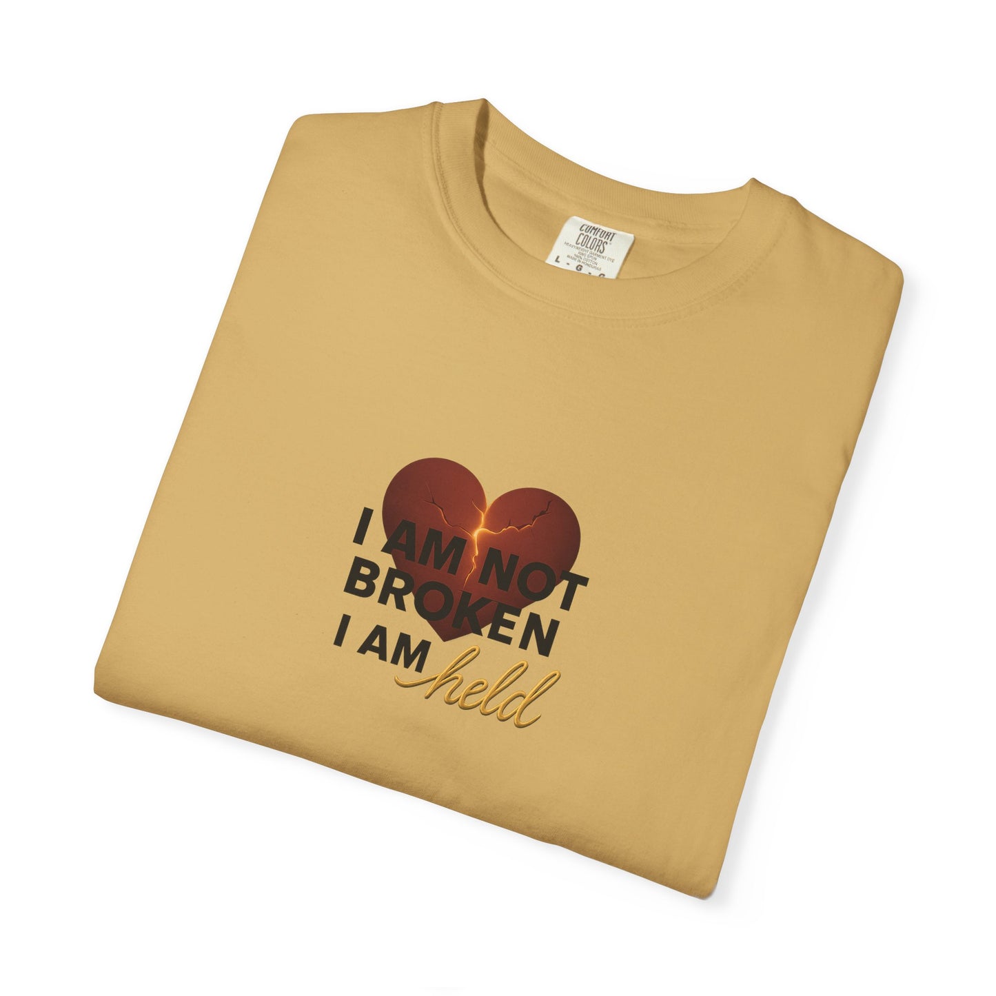 Heartfelt Garment-Dyed T-Shirt – Inspirational Unisex Tee for Comfort, Expression & Everyday Wear