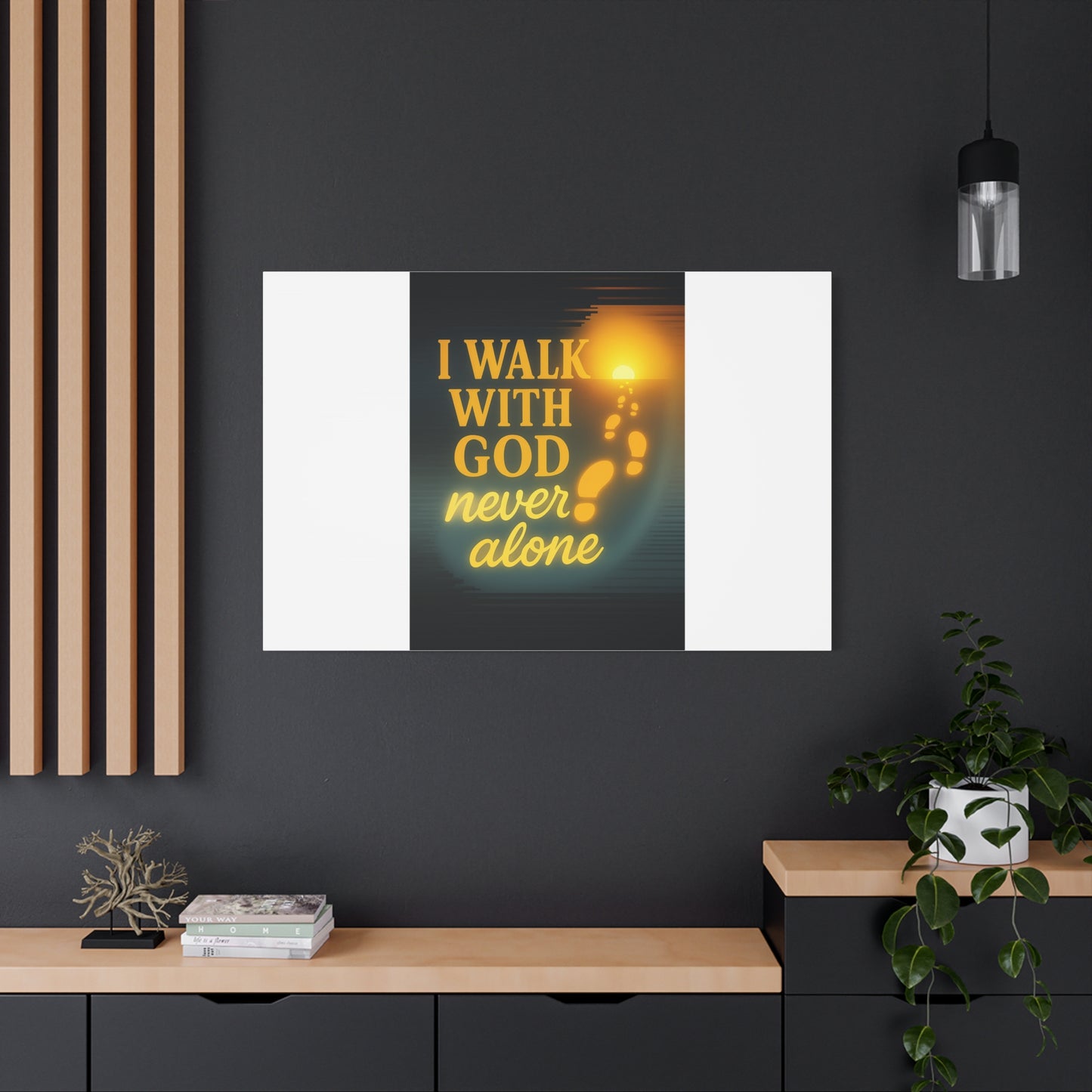 I Walk With God – Matte Canvas Wall Art
