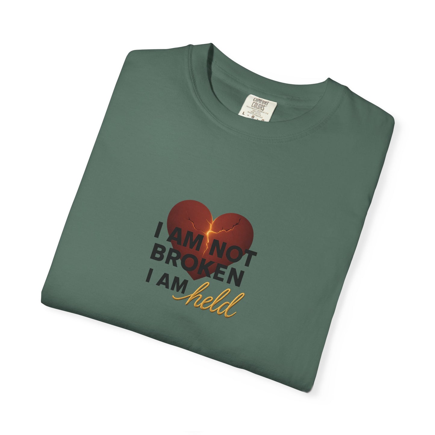 Heartfelt Garment-Dyed T-Shirt – Inspirational Unisex Tee for Comfort, Expression & Everyday Wear