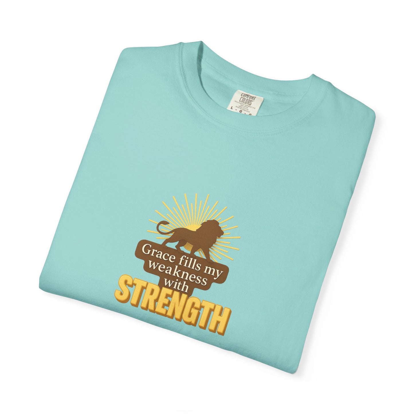 Inspirational Garment-Dyed T-Shirt, Faith Shirt, God Story Tee, Christian Apparel, Motivational Graphic Tee