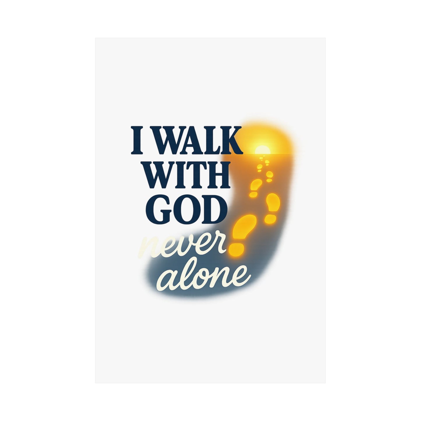 Inspirational Wall Art Poster, God Quote Decor, Faith Motivation Print, Religious Home Decor, Spiritual Gift