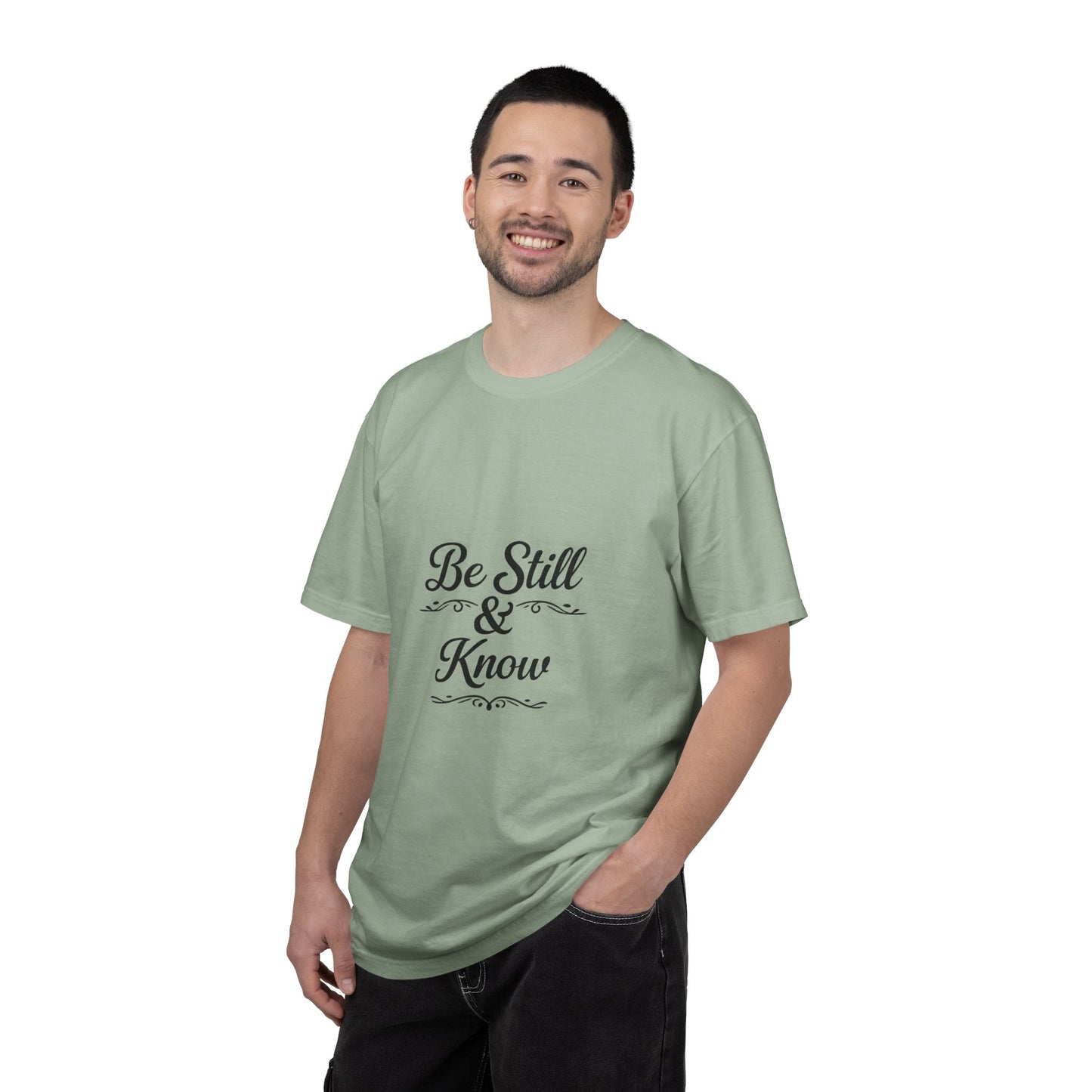 Be Still & Know T-Shirt — Inspirational Faith Graphic Tee
