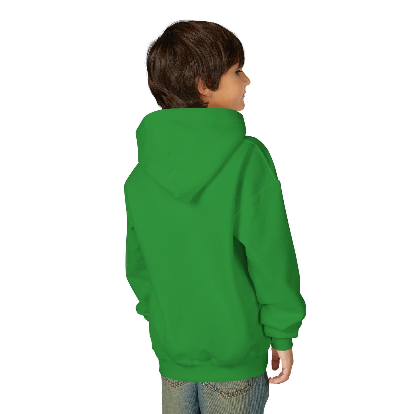 Youth Faith Hoodie – “I Walk With God Never Alone”  Cozy Christian Sweatshirt for Kids