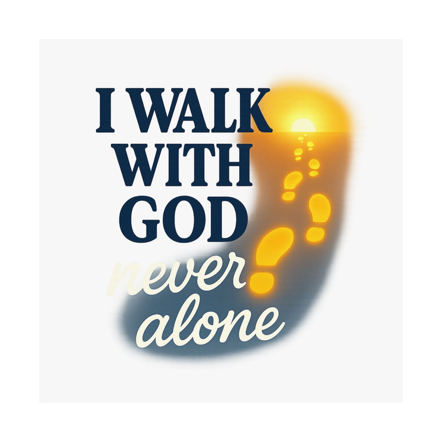 Inspirational Wall Art Poster, God Quote Decor, Faith Motivation Print, Religious Home Decor, Spiritual Gift