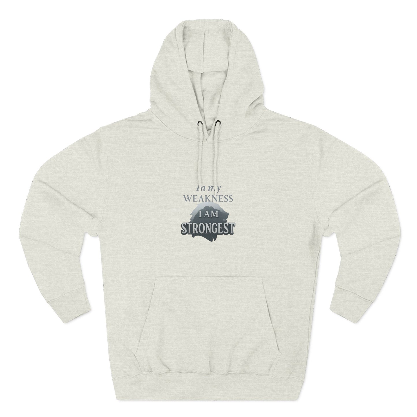 Three-Panel Fleece Hoodie