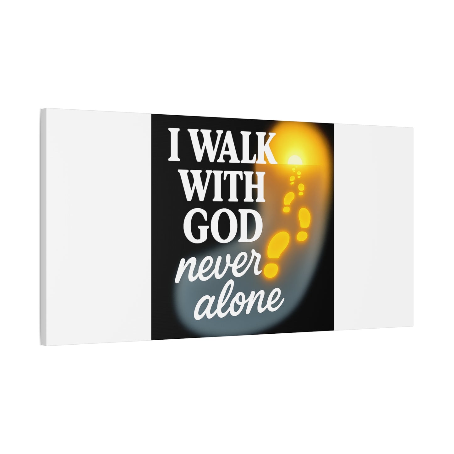 I Walk With God – Matte Canvas Wall Art