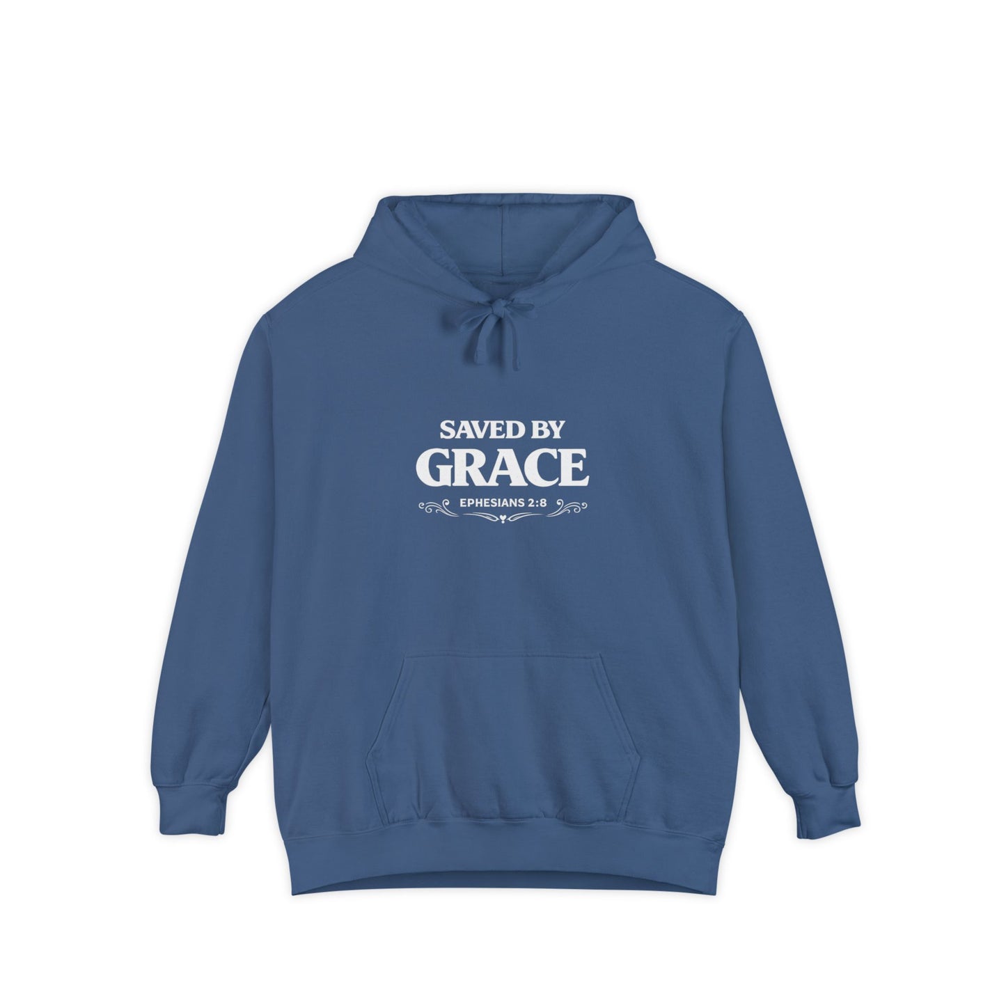 Saved by Grace Hoodie — Christian Faith Graphic Hoodie