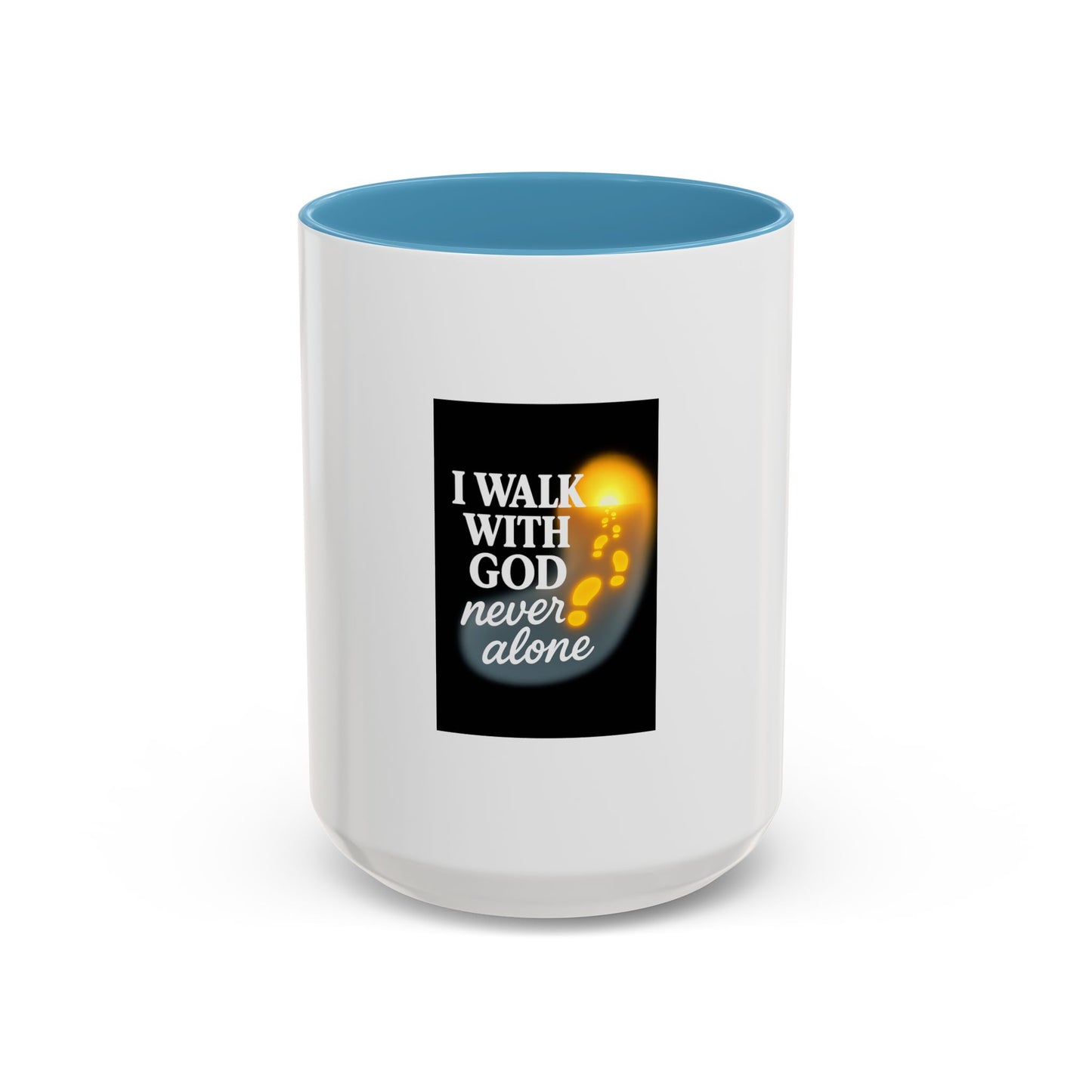Inspirational Coffee Mug - I Walk With God, Faith Mug, Christian Gift, Encouragement Cup, Religious Decor, Daily Devotional