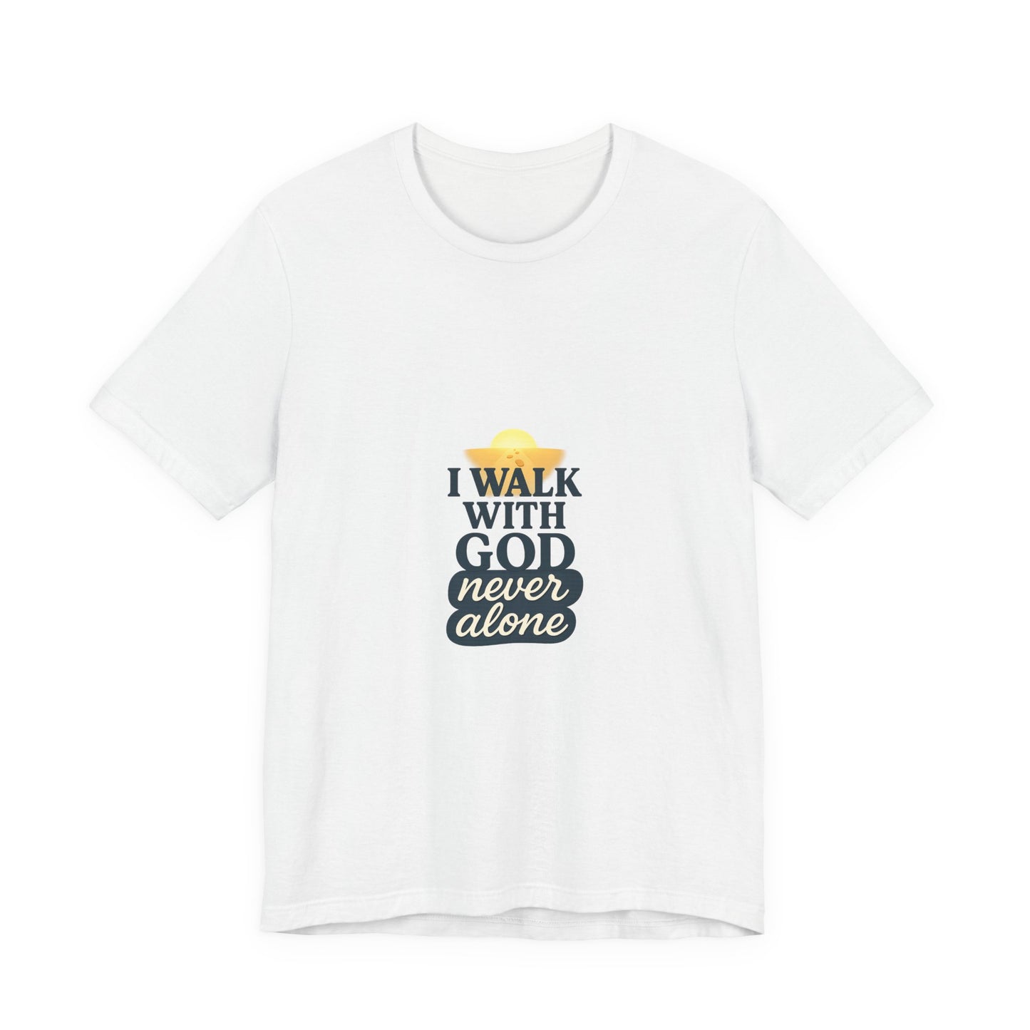 I Walk With God – Unisex Jersey T-Shirt