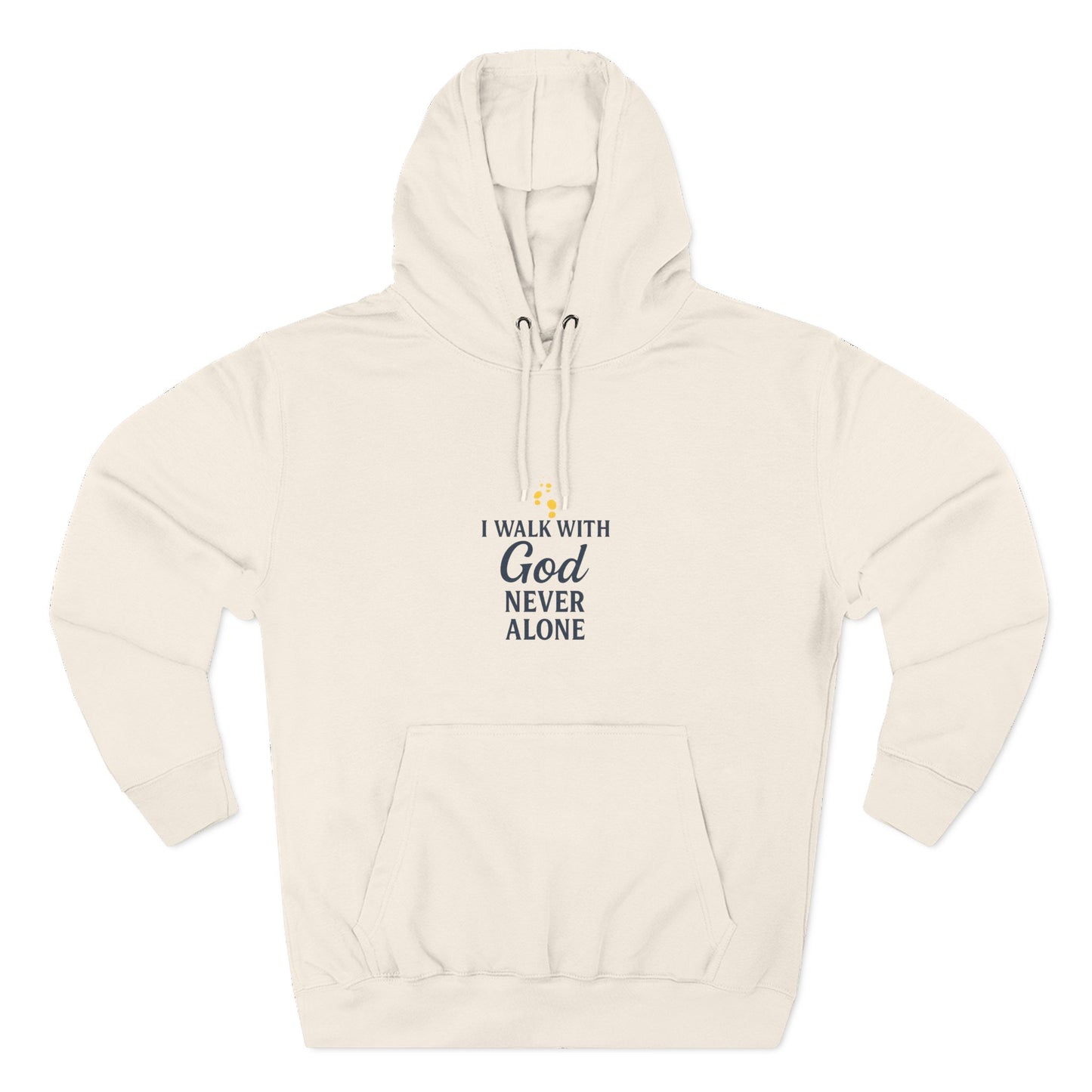 Three-Panel Fleece Hoodie