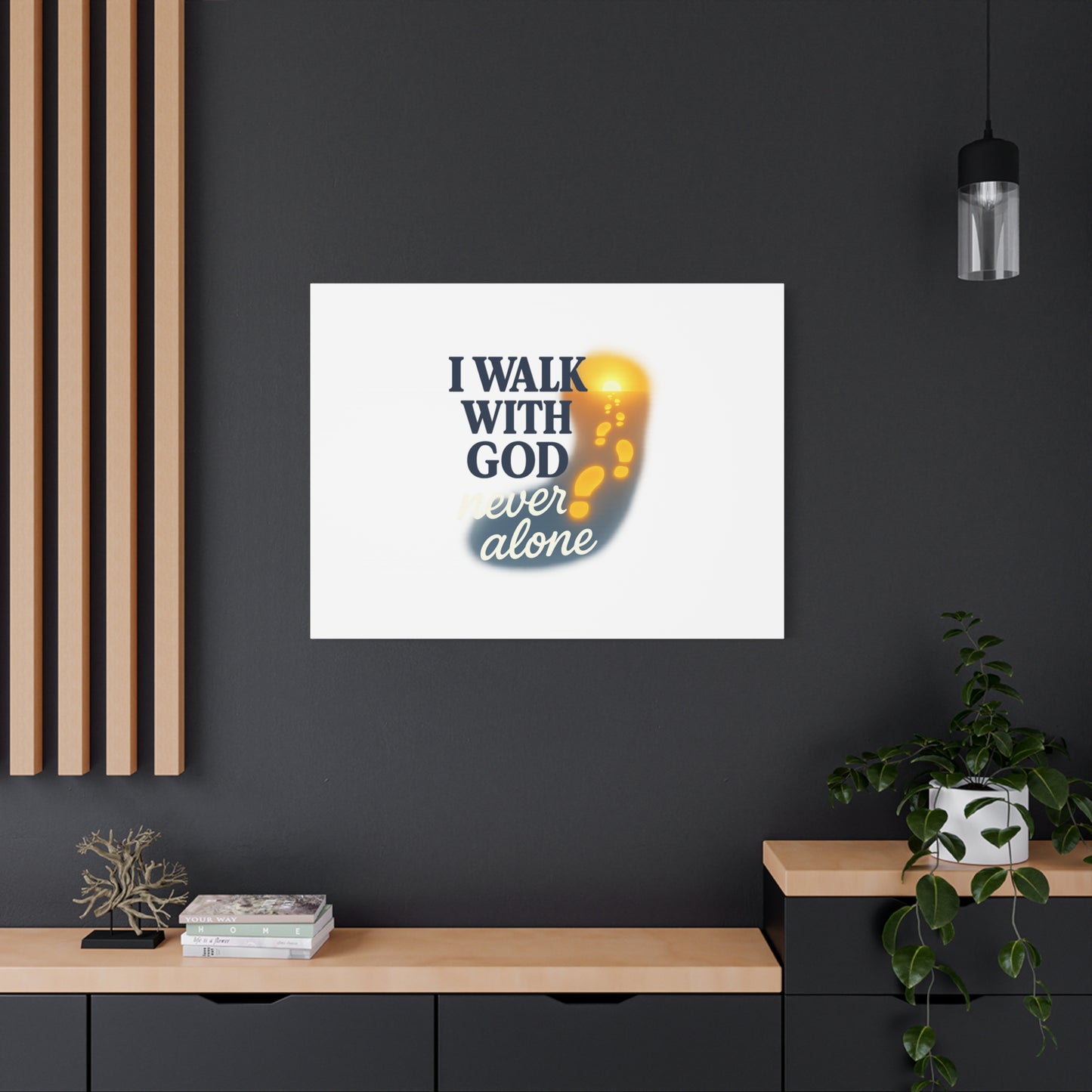 I Walk With God – Matte Canvas Wall Art