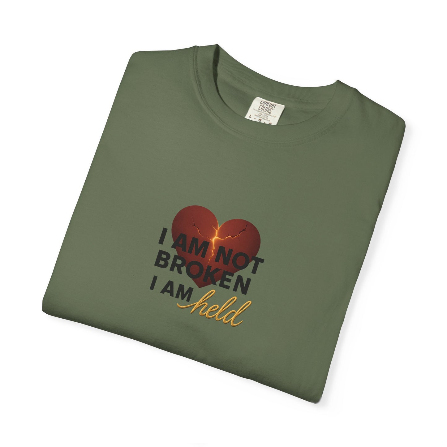 Heartfelt Garment-Dyed T-Shirt – Inspirational Unisex Tee for Comfort, Expression & Everyday Wear