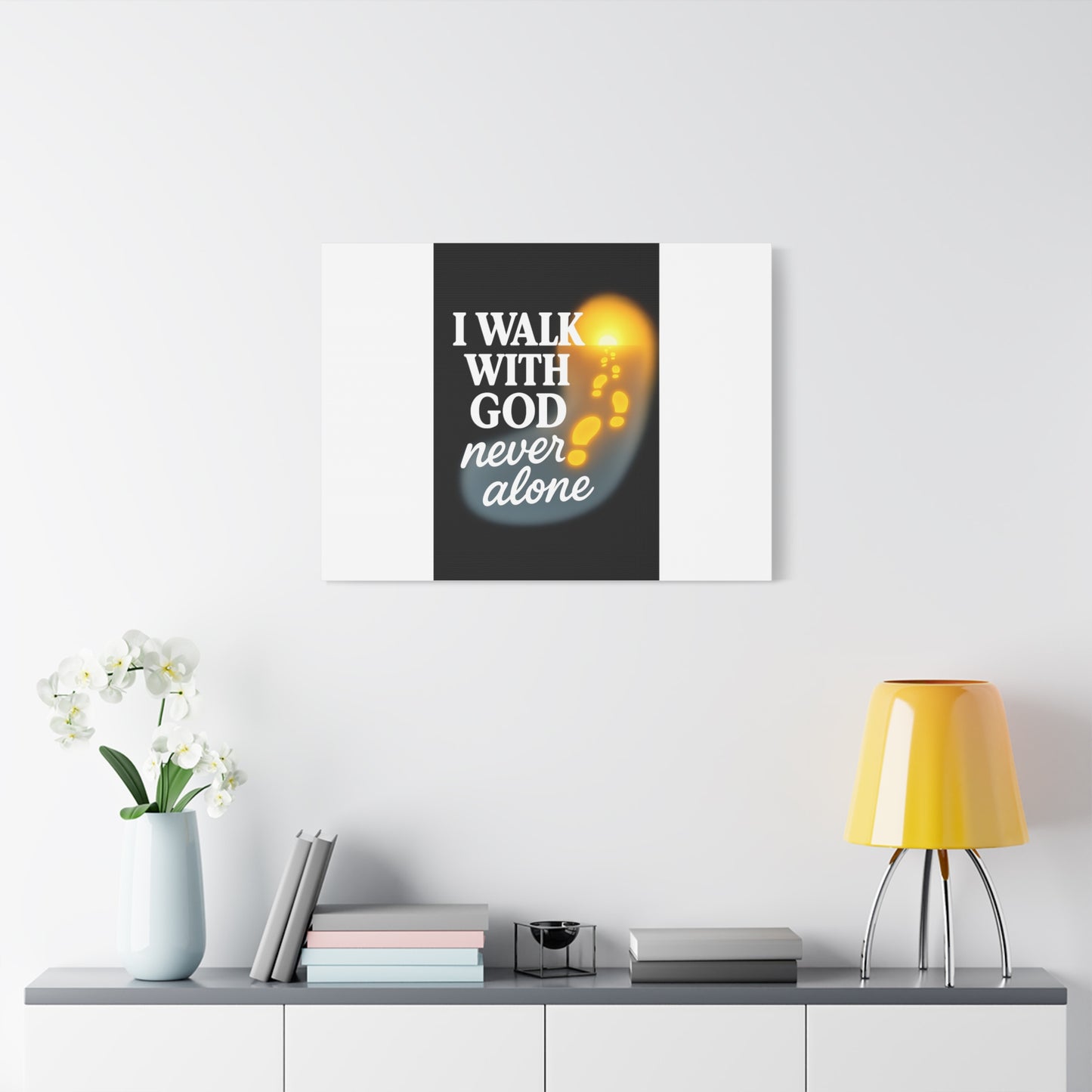 I Walk With God – Matte Canvas Wall Art