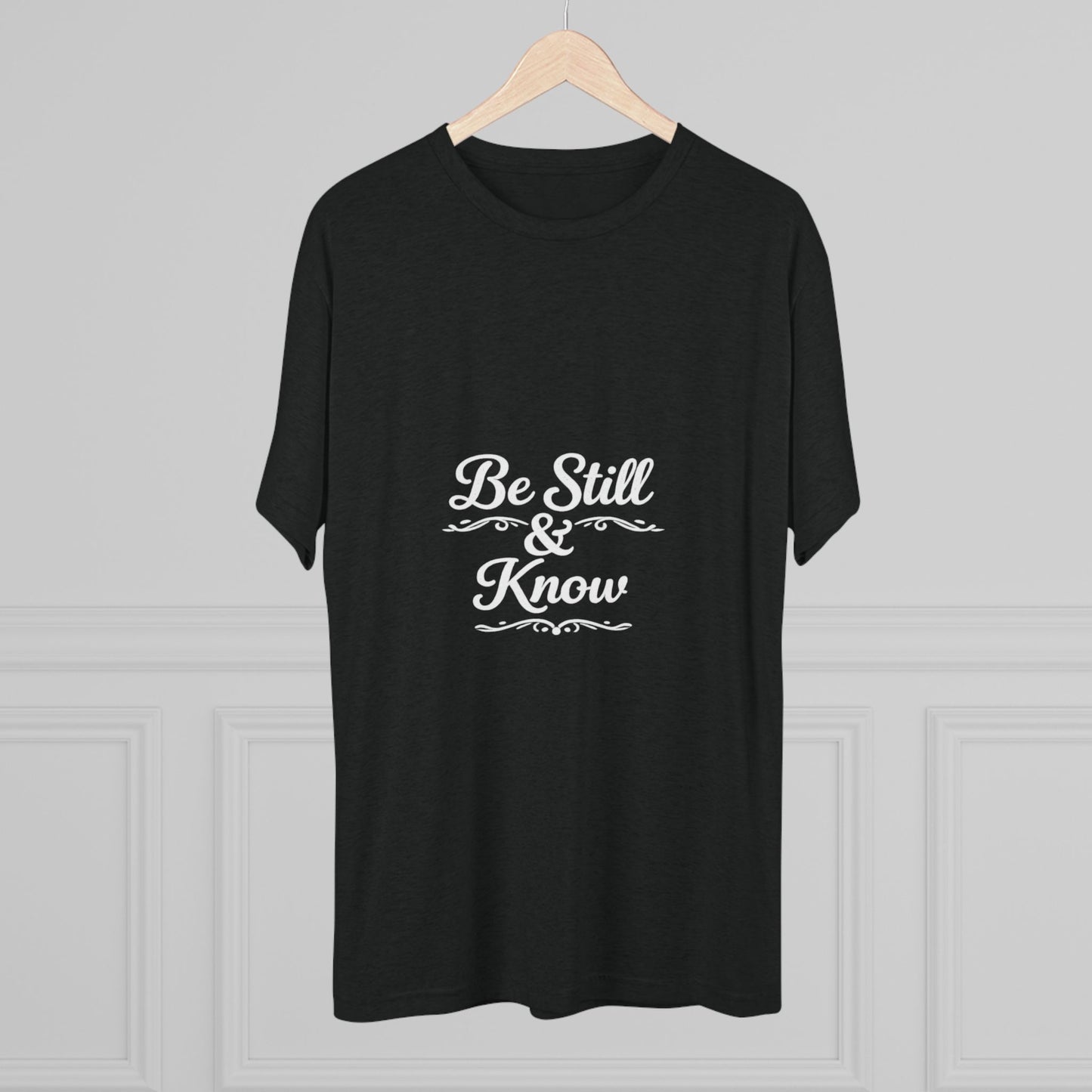 Be Still & Know Tshirt — Inspirational Christian Graphic T‑Shirt