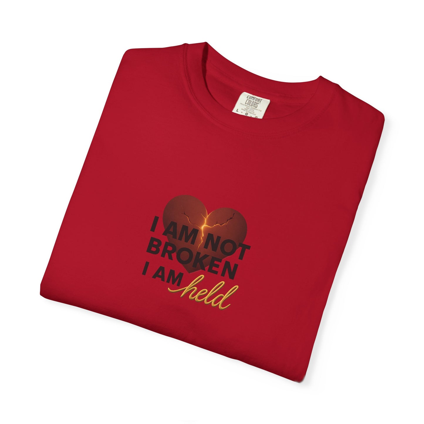Heartfelt Garment-Dyed T-Shirt – Inspirational Unisex Tee for Comfort, Expression & Everyday Wear