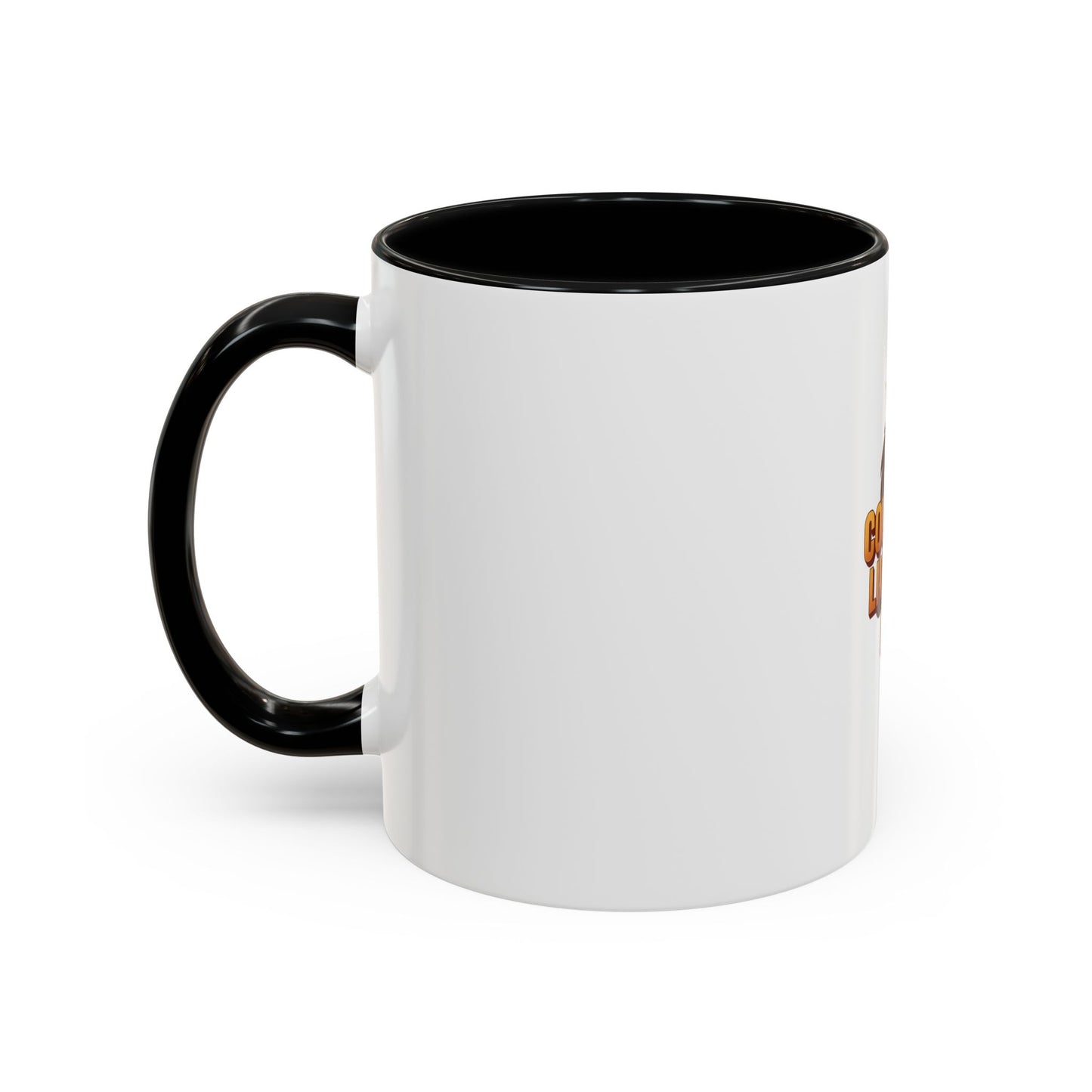 Courage-Inspired Accent Coffee Mug – A Daily Reminder to Stay Strong
