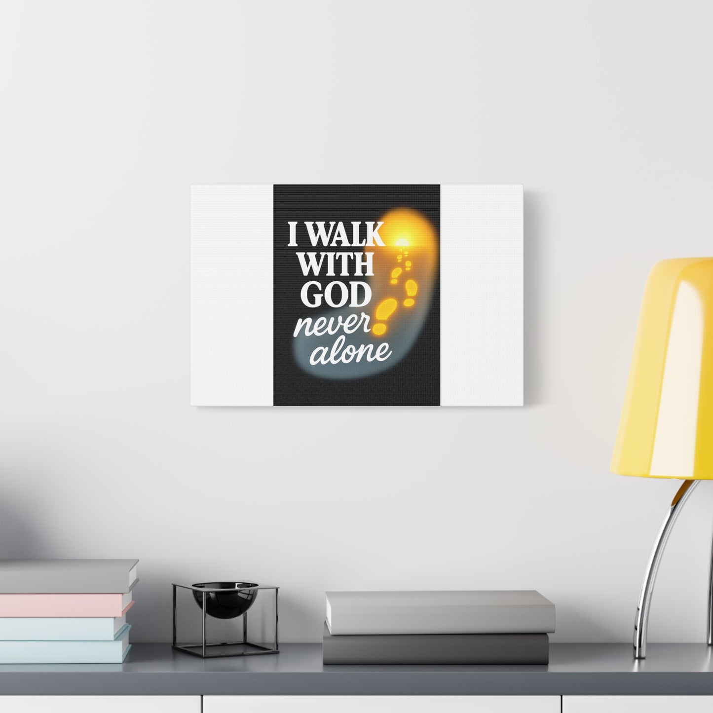 I Walk With God – Matte Canvas Wall Art