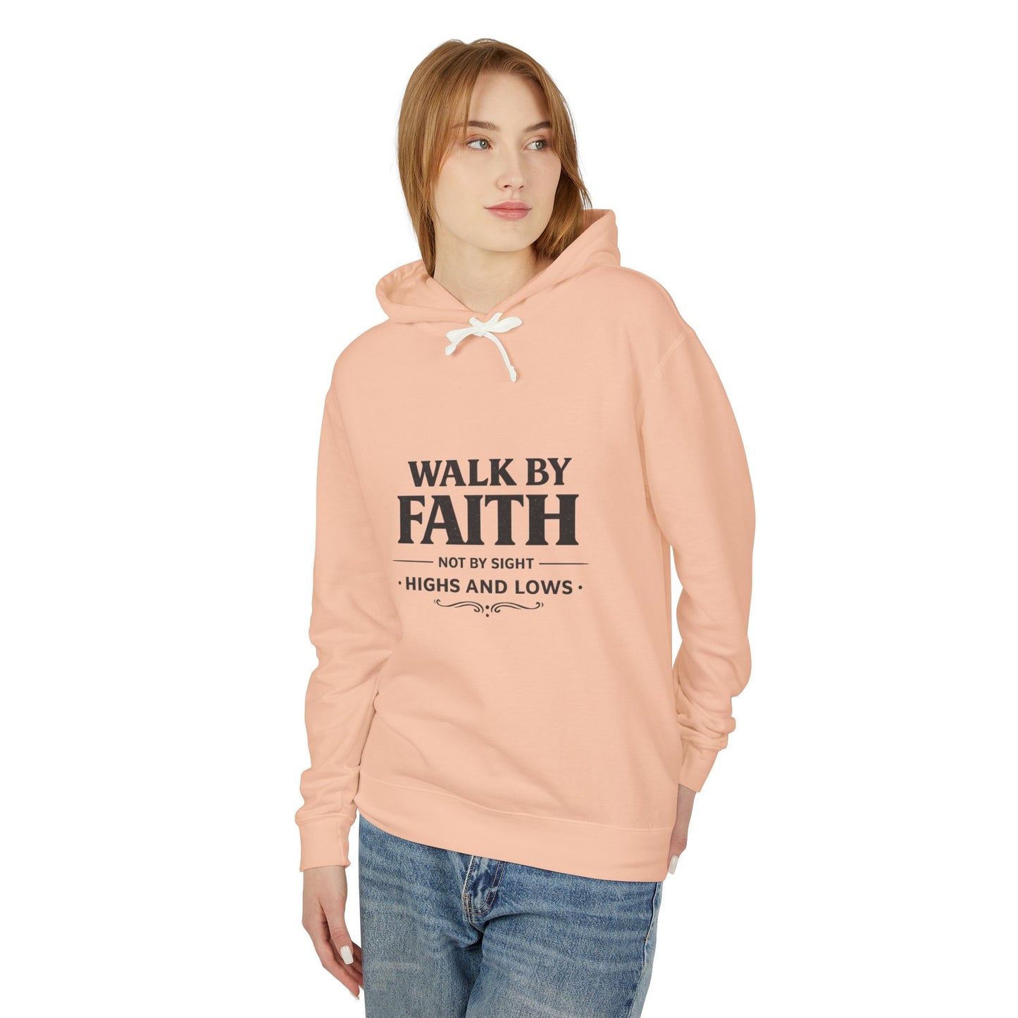 Faith Hoodie - "Walk By Faith, Not By Sight" Inspirational Pullover