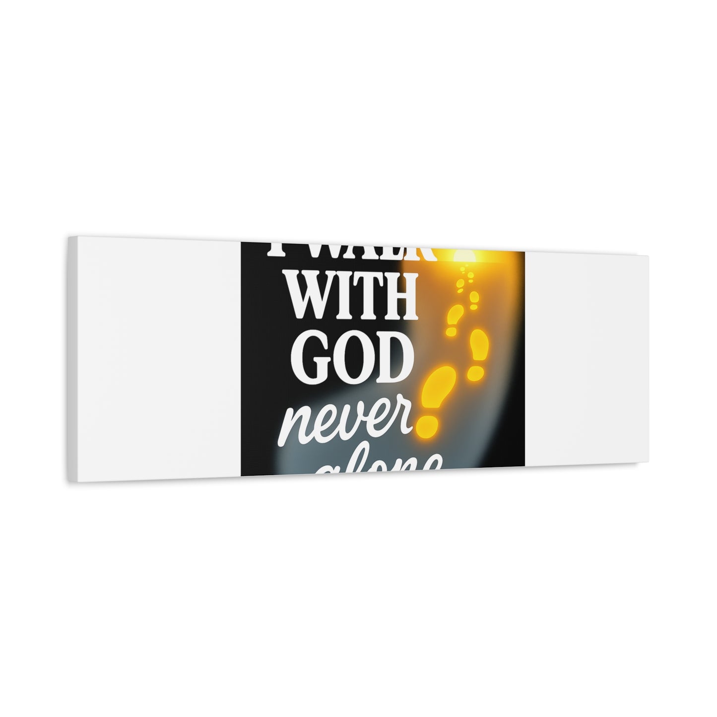 I Walk With God – Matte Canvas Wall Art