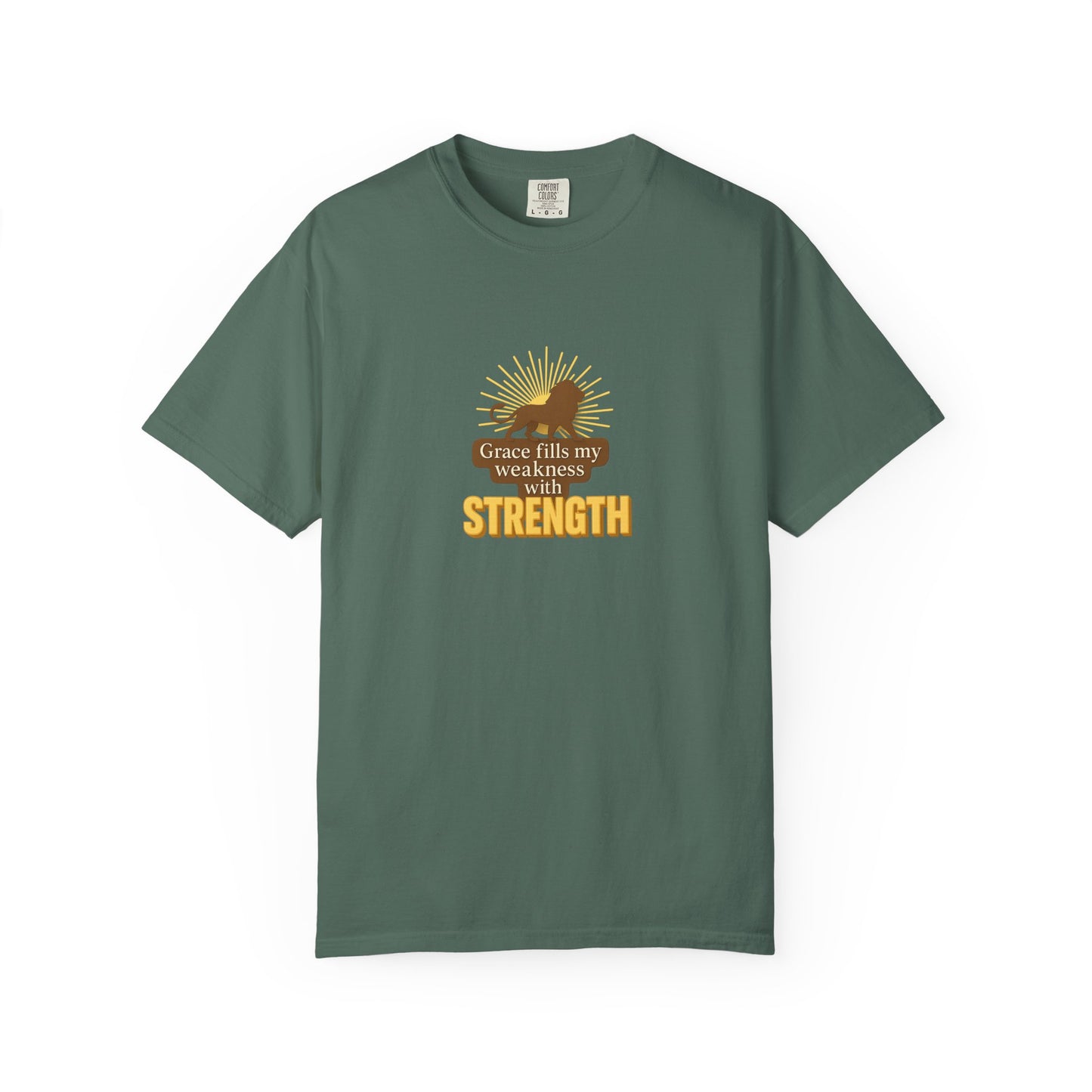 Inspirational Garment-Dyed T-Shirt, Faith Shirt, God Story Tee, Christian Apparel, Motivational Graphic Tee