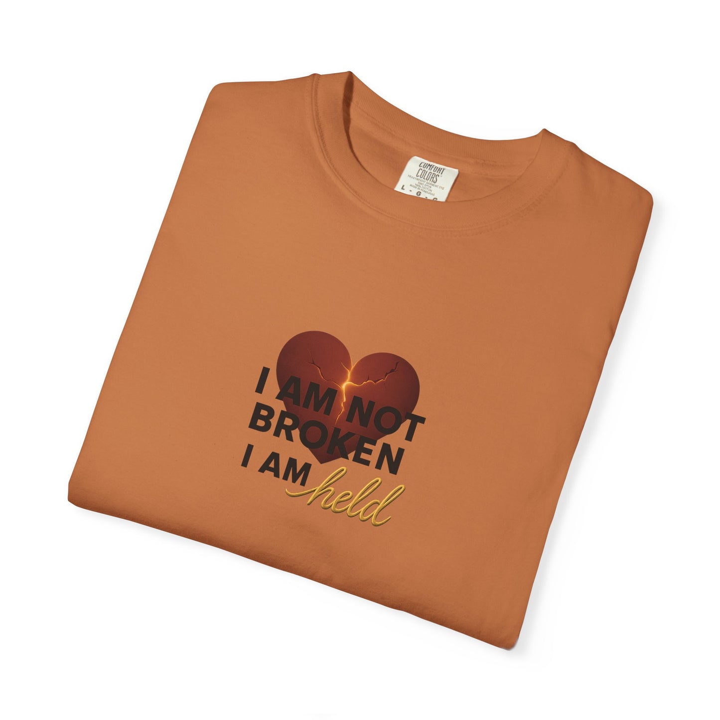 Heartfelt Garment-Dyed T-Shirt – Inspirational Unisex Tee for Comfort, Expression & Everyday Wear