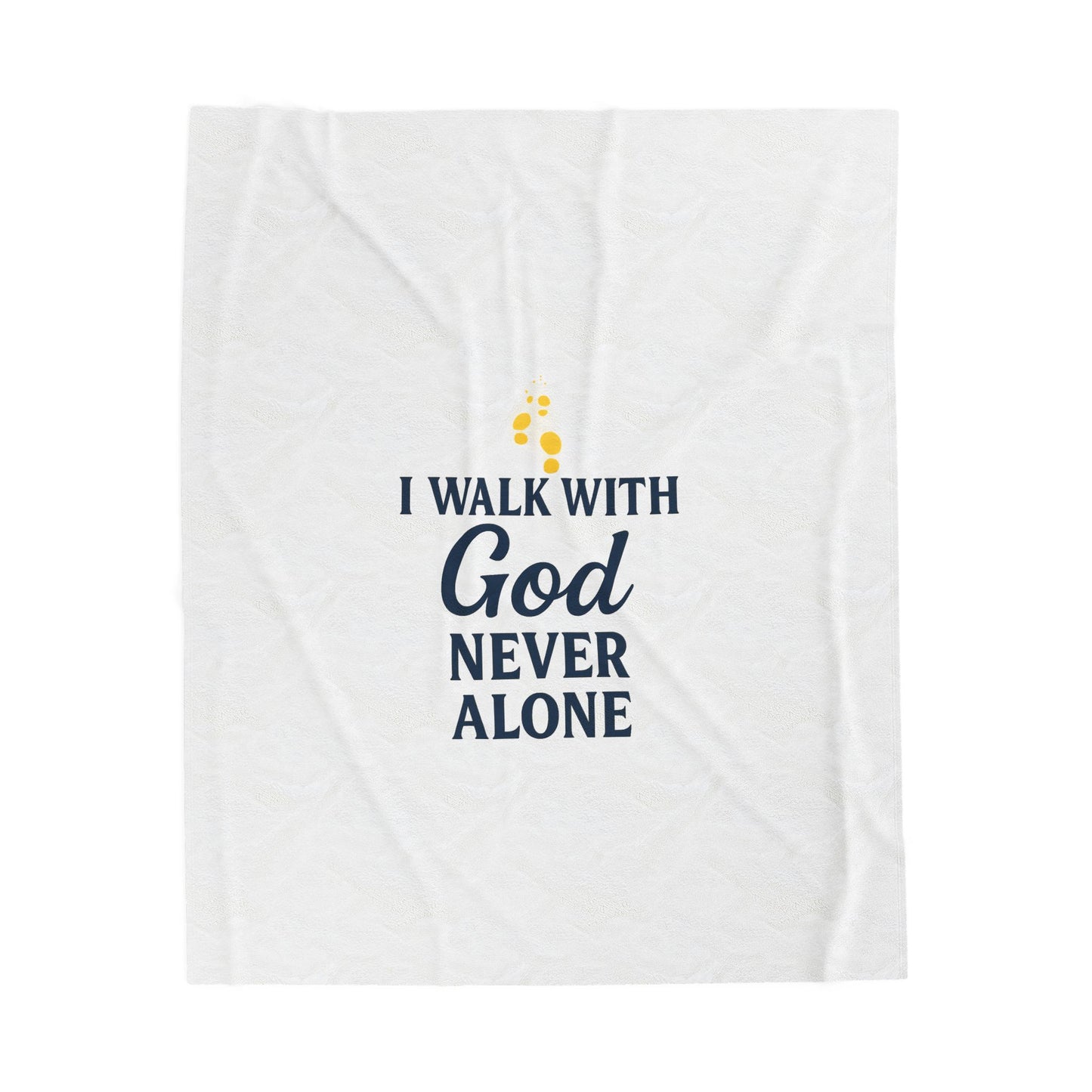 Faith-Inspired Velveteen Plush Blanket