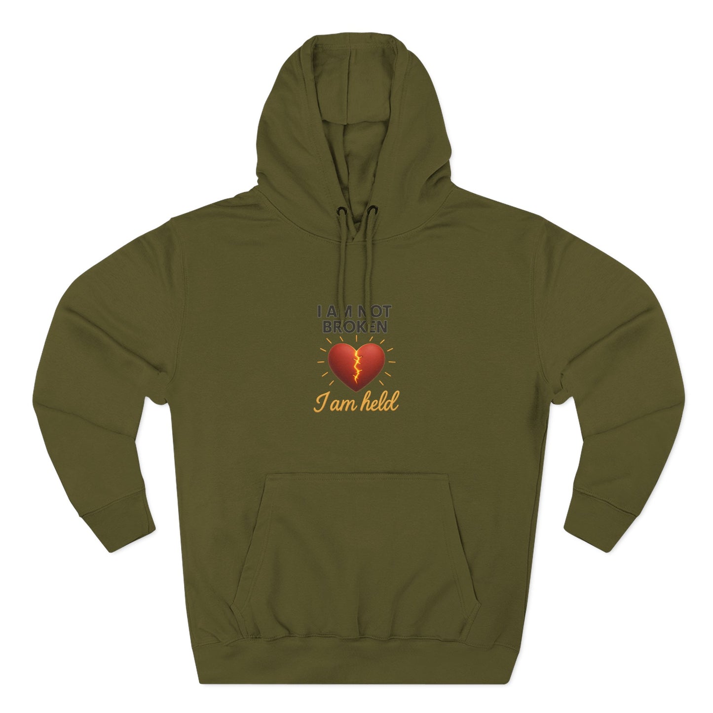 I Am Not Broken – Inspirational Hoodie for Strength, Healing & Self-Love