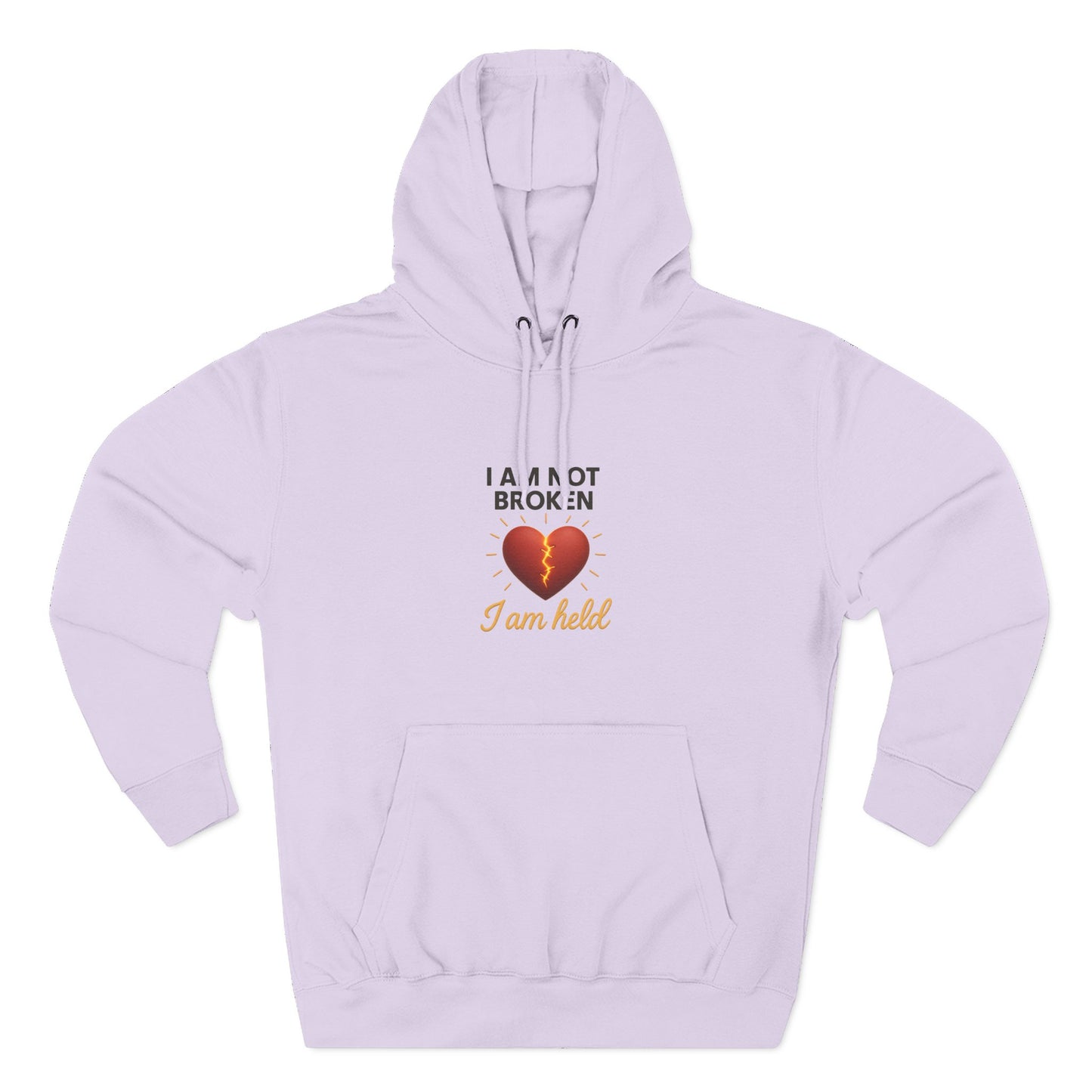 I Am Not Broken – Inspirational Hoodie for Strength, Healing & Self-Love
