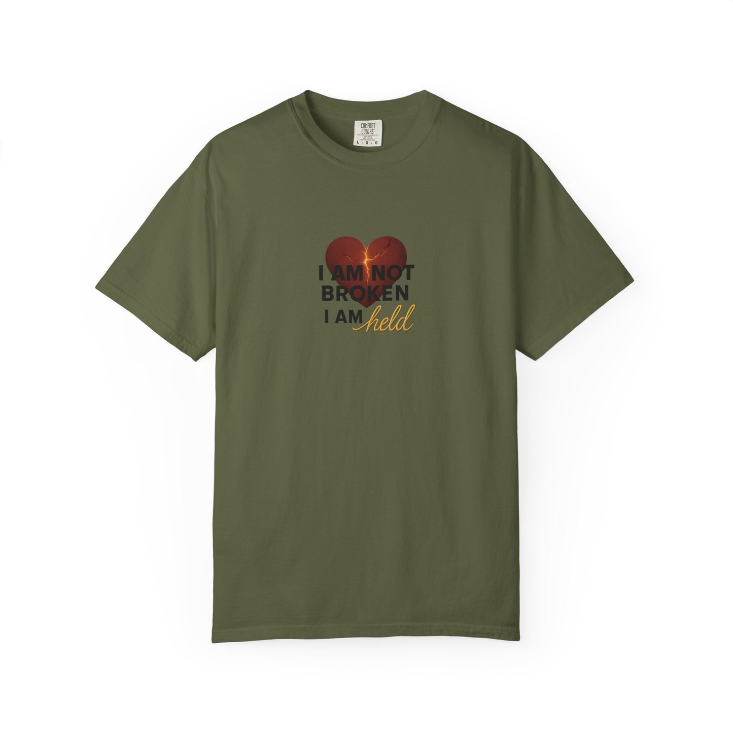 Heartfelt Garment-Dyed T-Shirt – Inspirational Unisex Tee for Comfort, Expression & Everyday Wear