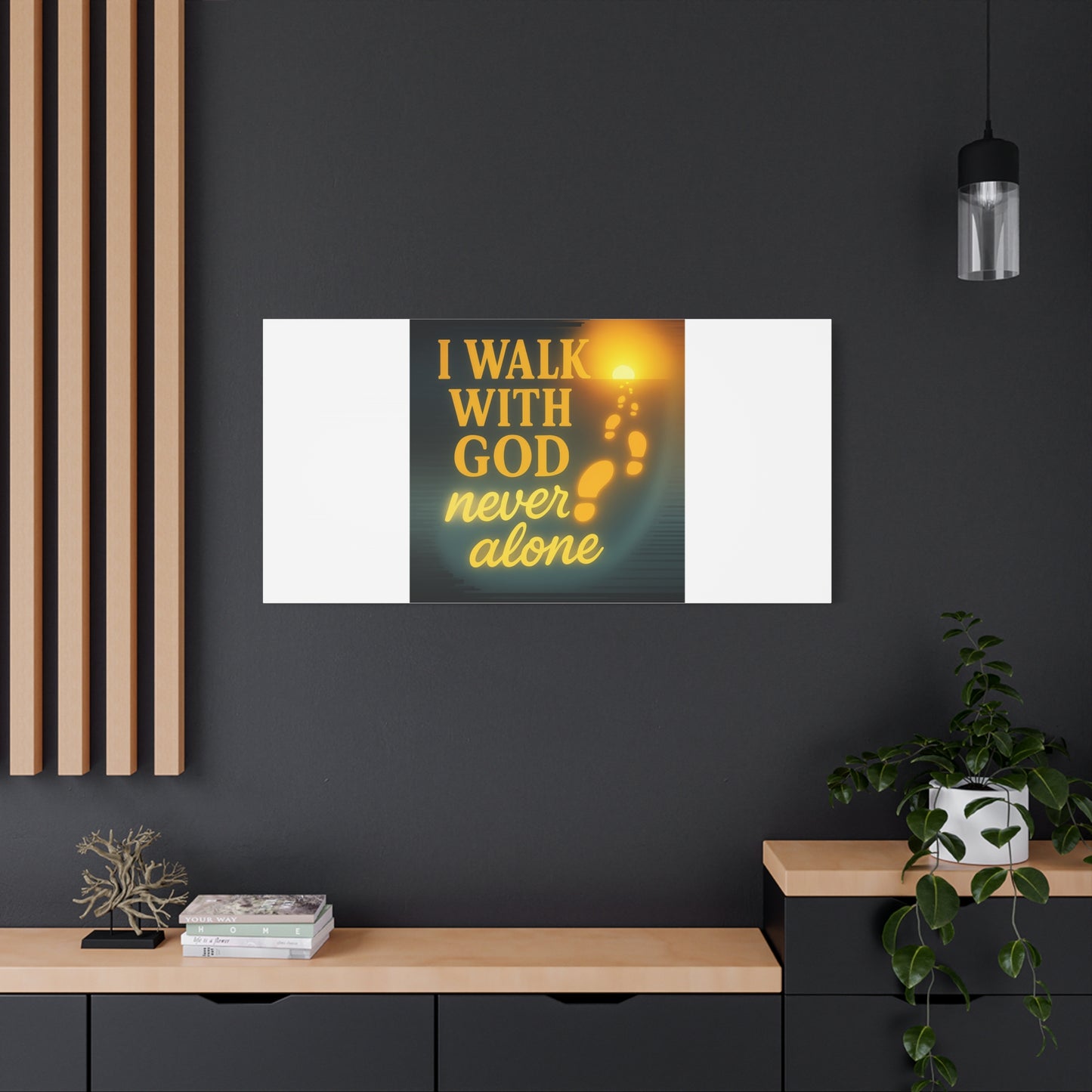 I Walk With God – Matte Canvas Wall Art
