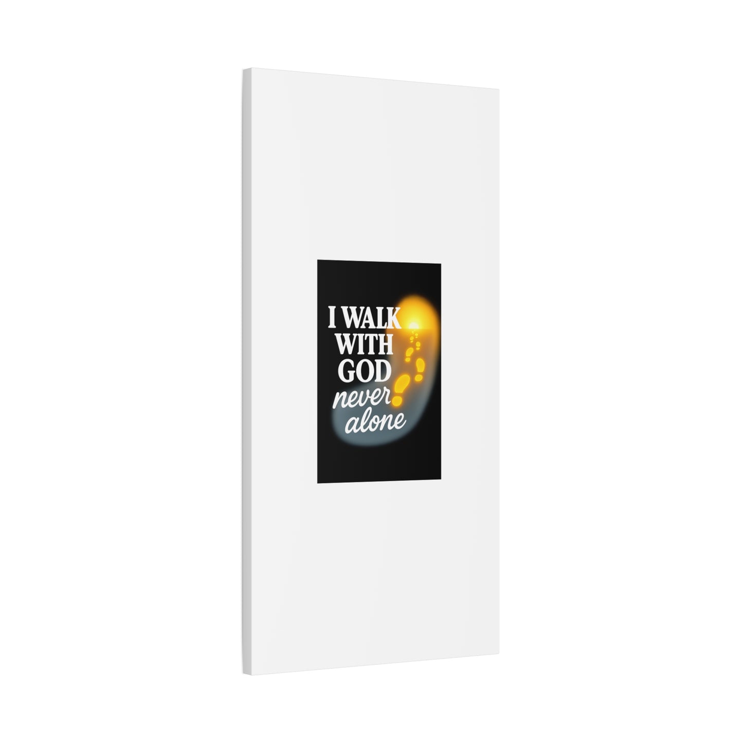 I Walk With God – Matte Canvas Wall Art