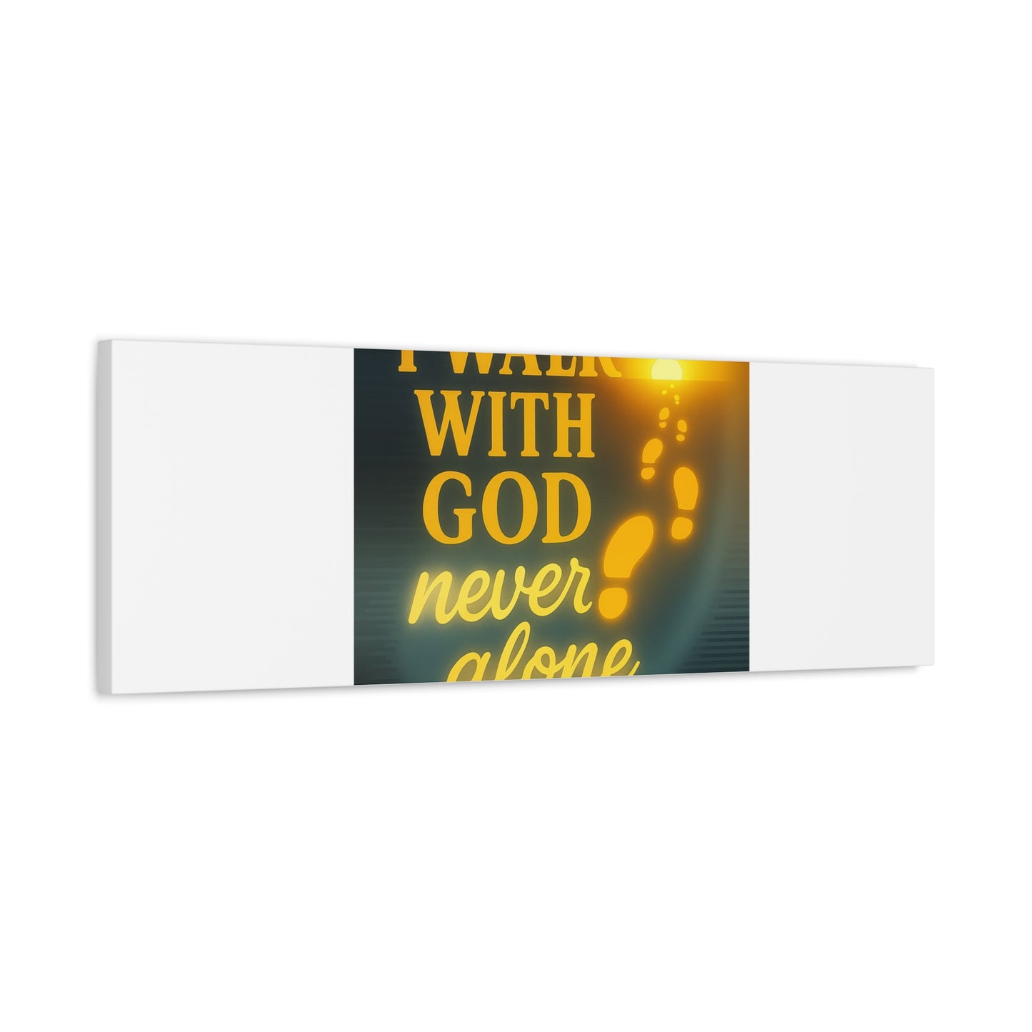 I Walk With God – Matte Canvas Wall Art
