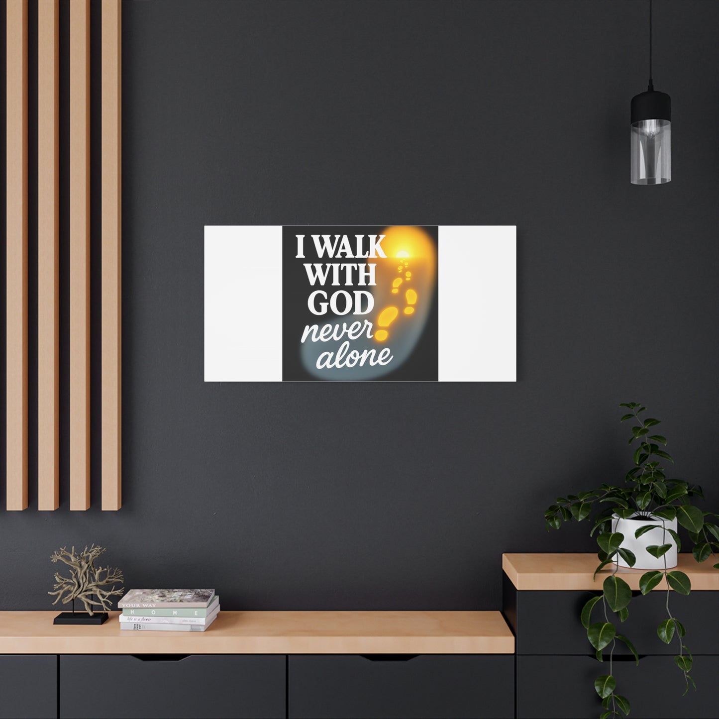 I Walk With God – Matte Canvas Wall Art