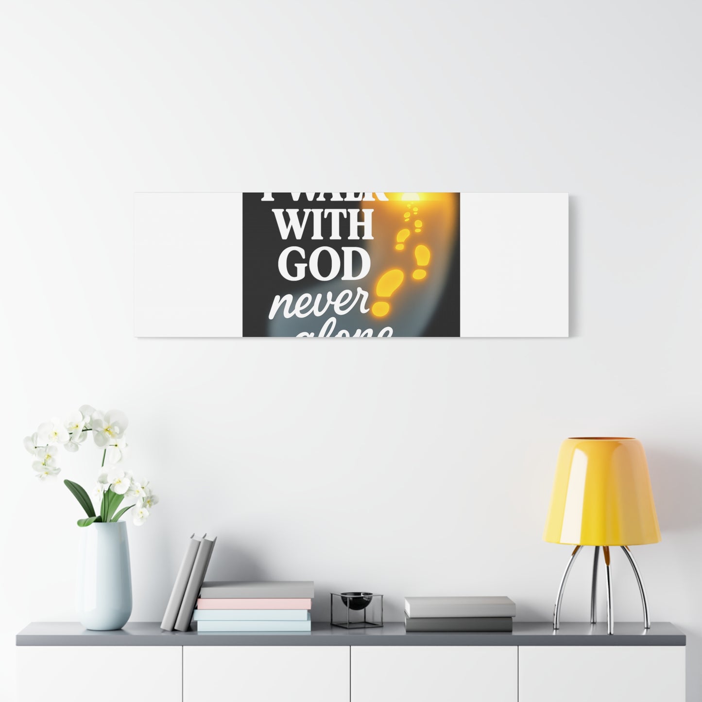 I Walk With God – Matte Canvas Wall Art