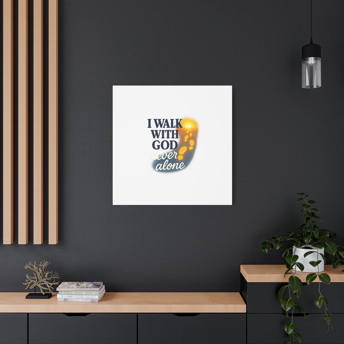 I Walk With God – Matte Canvas Wall Art