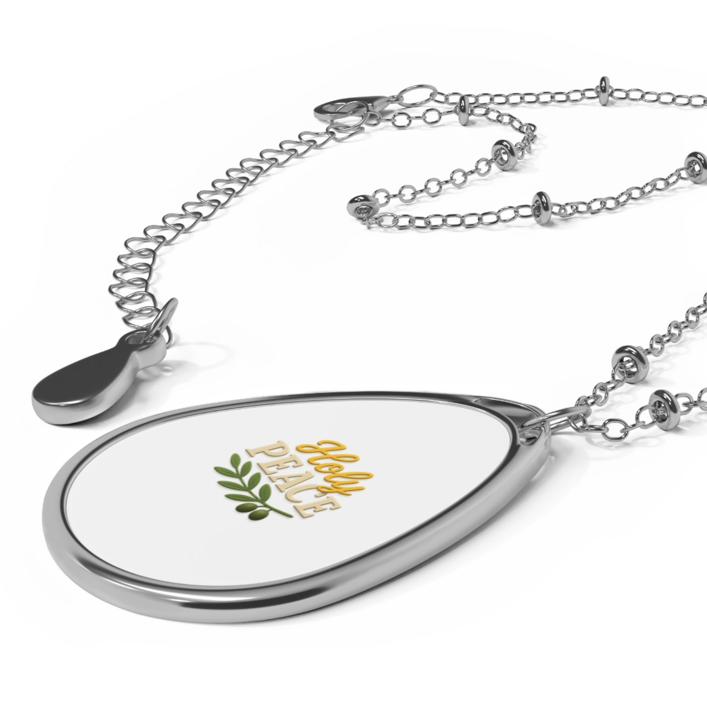 Oval Pendant Necklace – Vibrant, Stylish & Perfect for Personal Expression