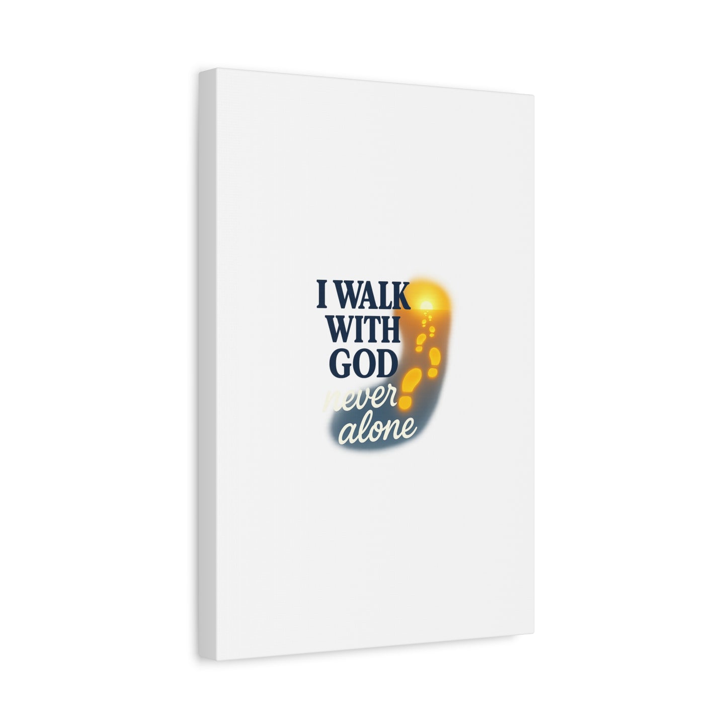 I Walk With God – Matte Canvas Wall Art