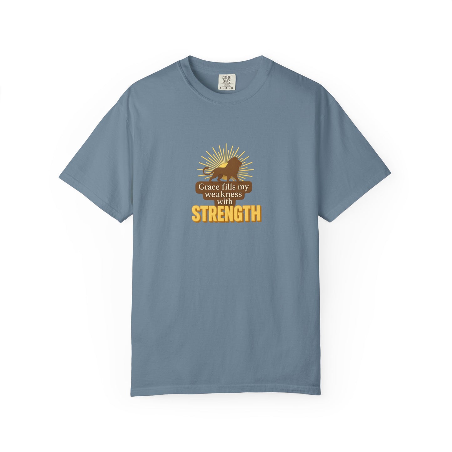 Inspirational Garment-Dyed T-Shirt, Faith Shirt, God Story Tee, Christian Apparel, Motivational Graphic Tee