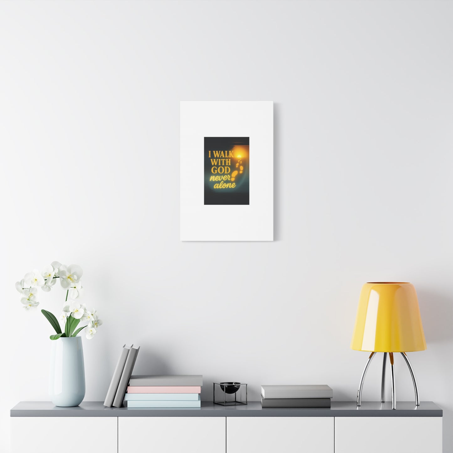 I Walk With God – Matte Canvas Wall Art