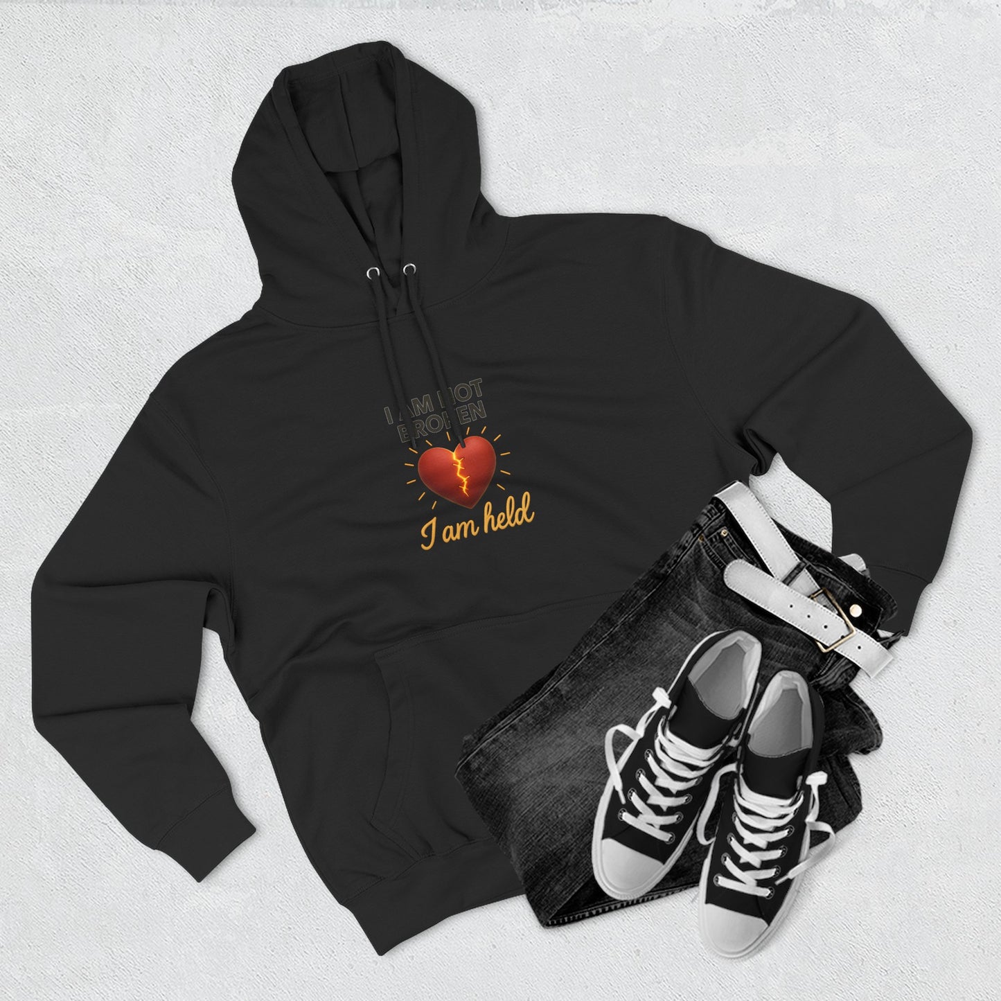 I Am Not Broken – Inspirational Hoodie for Strength, Healing & Self-Love