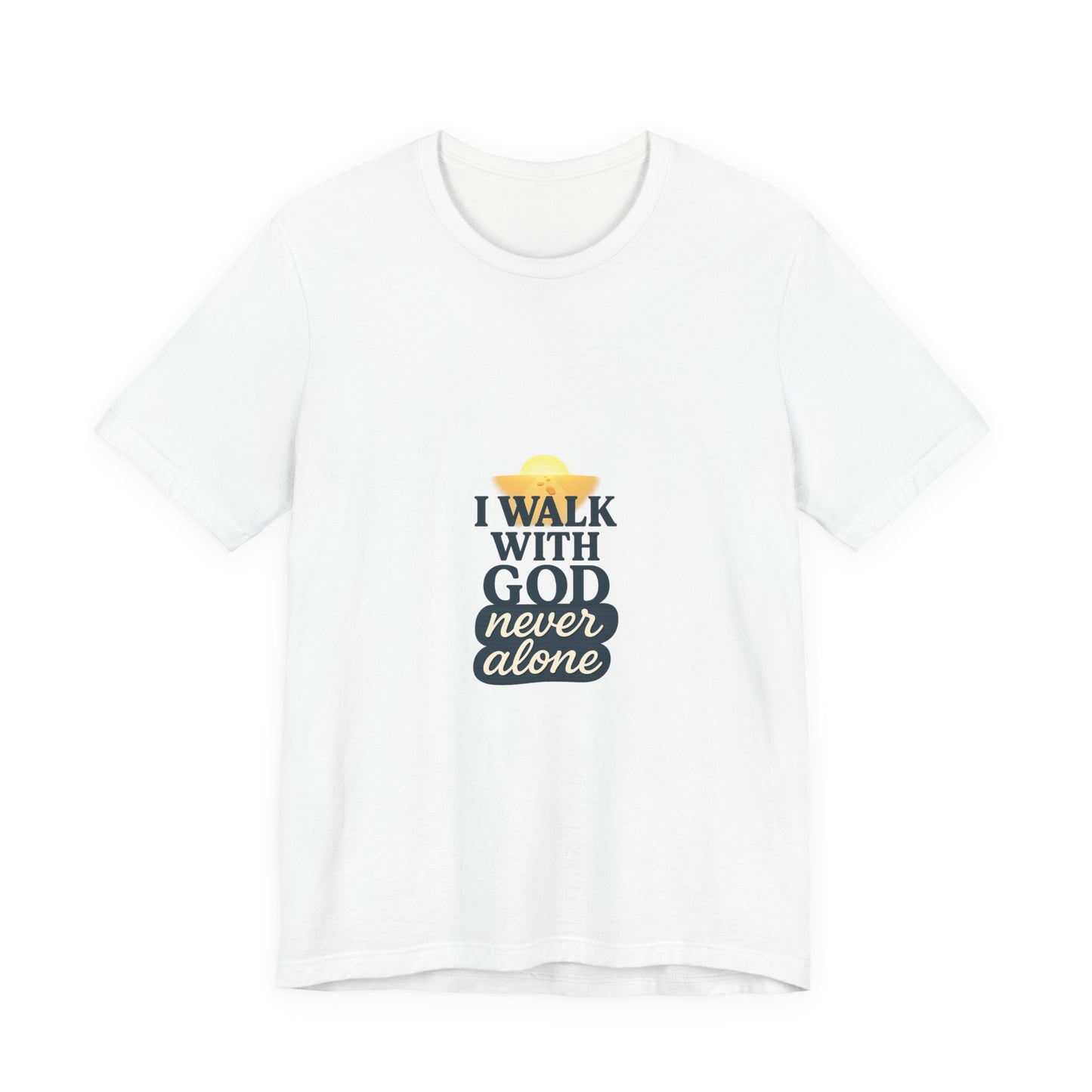 I Walk With God – Unisex Jersey T-Shirt